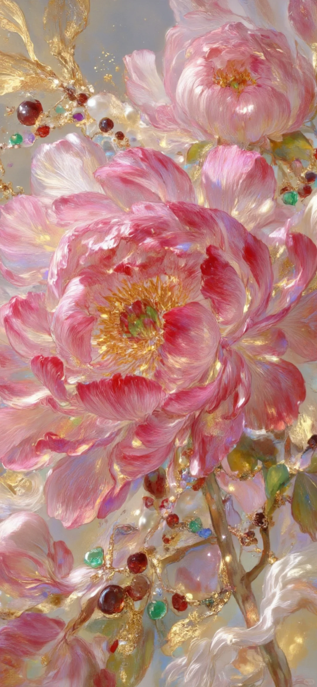 🌸壁纸 | 绮韵·牡丹珠影