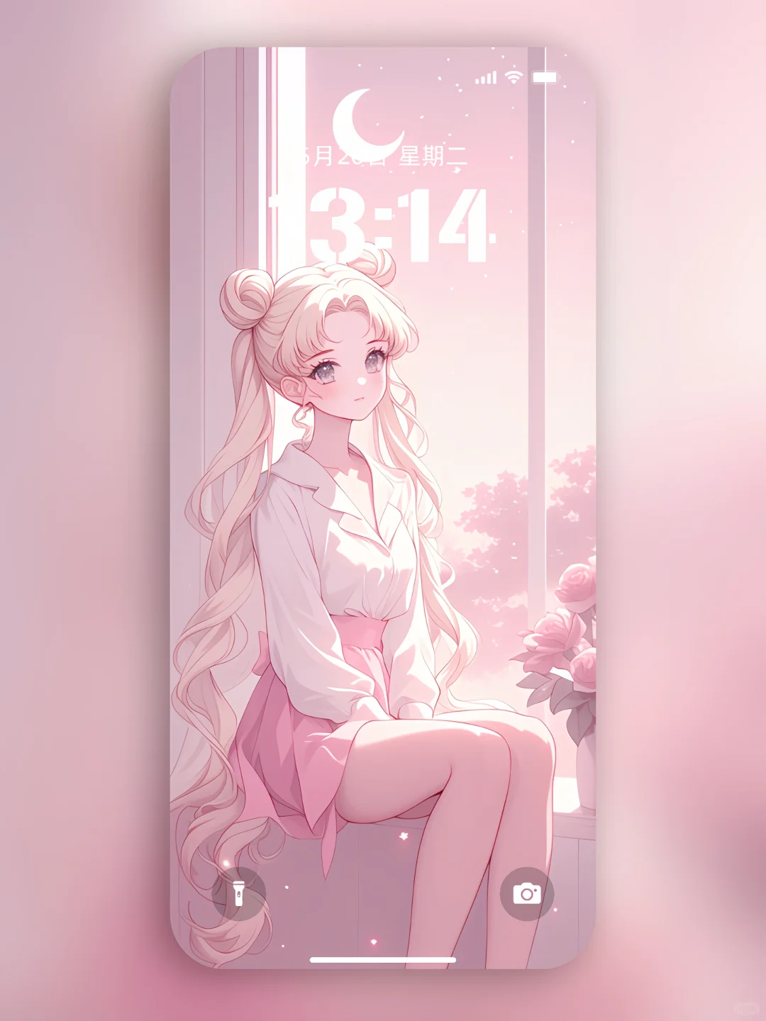 033｜月光下的梦境｜粉色美少女🌸