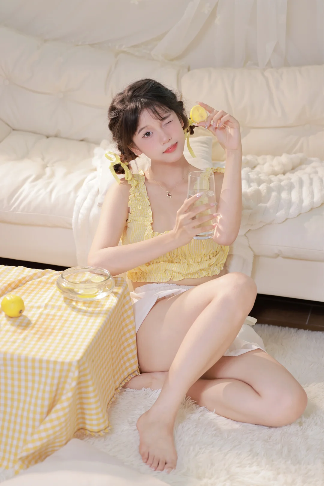 柠檬气泡水味的夏天🍋🍋‍🟩