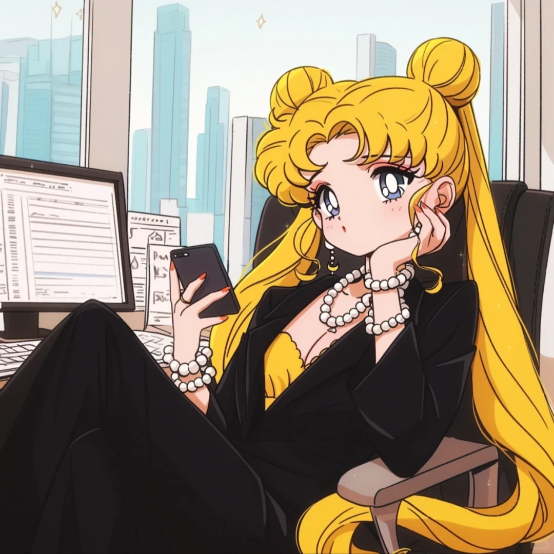工作💼哪有不摸鱼的｜美少女头像