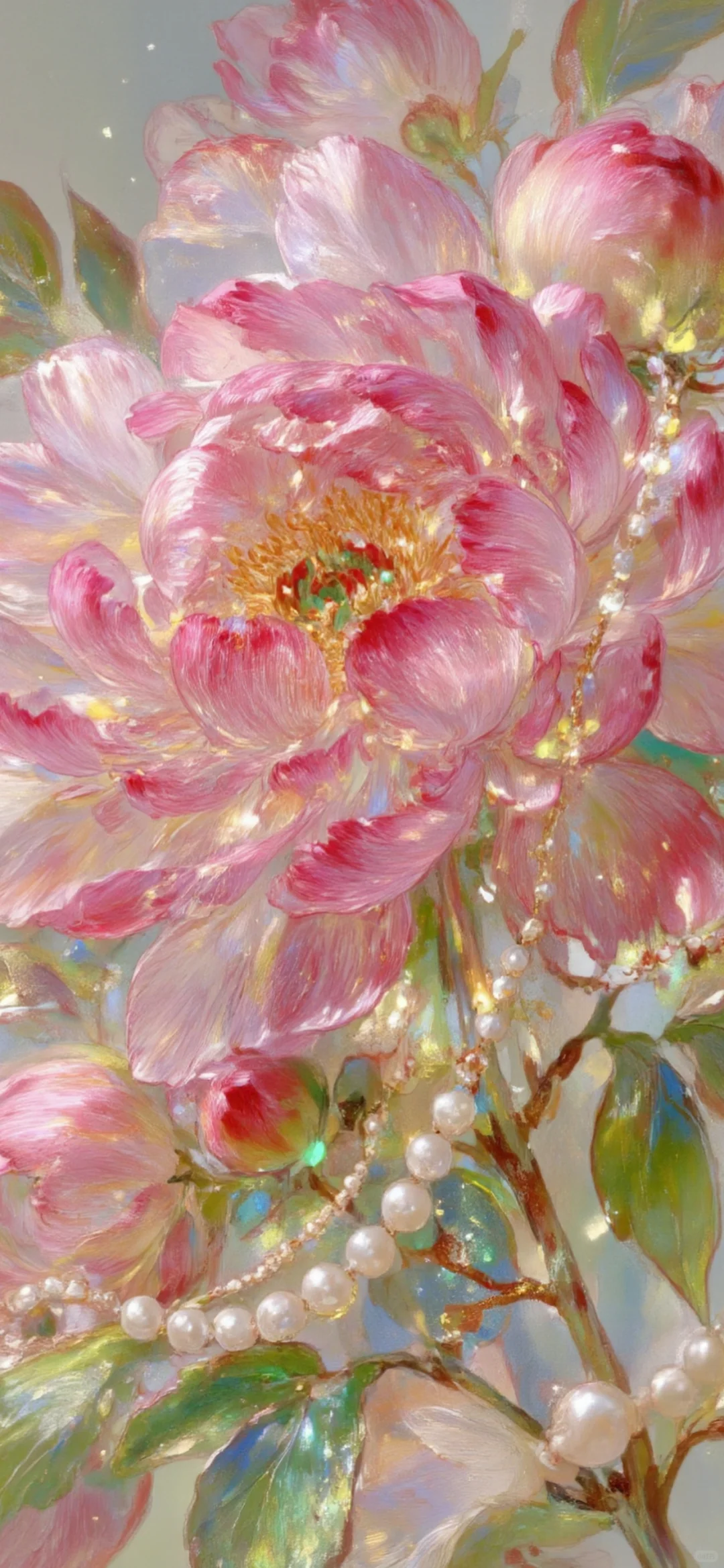 🌸壁纸 | 绮韵·牡丹珠影