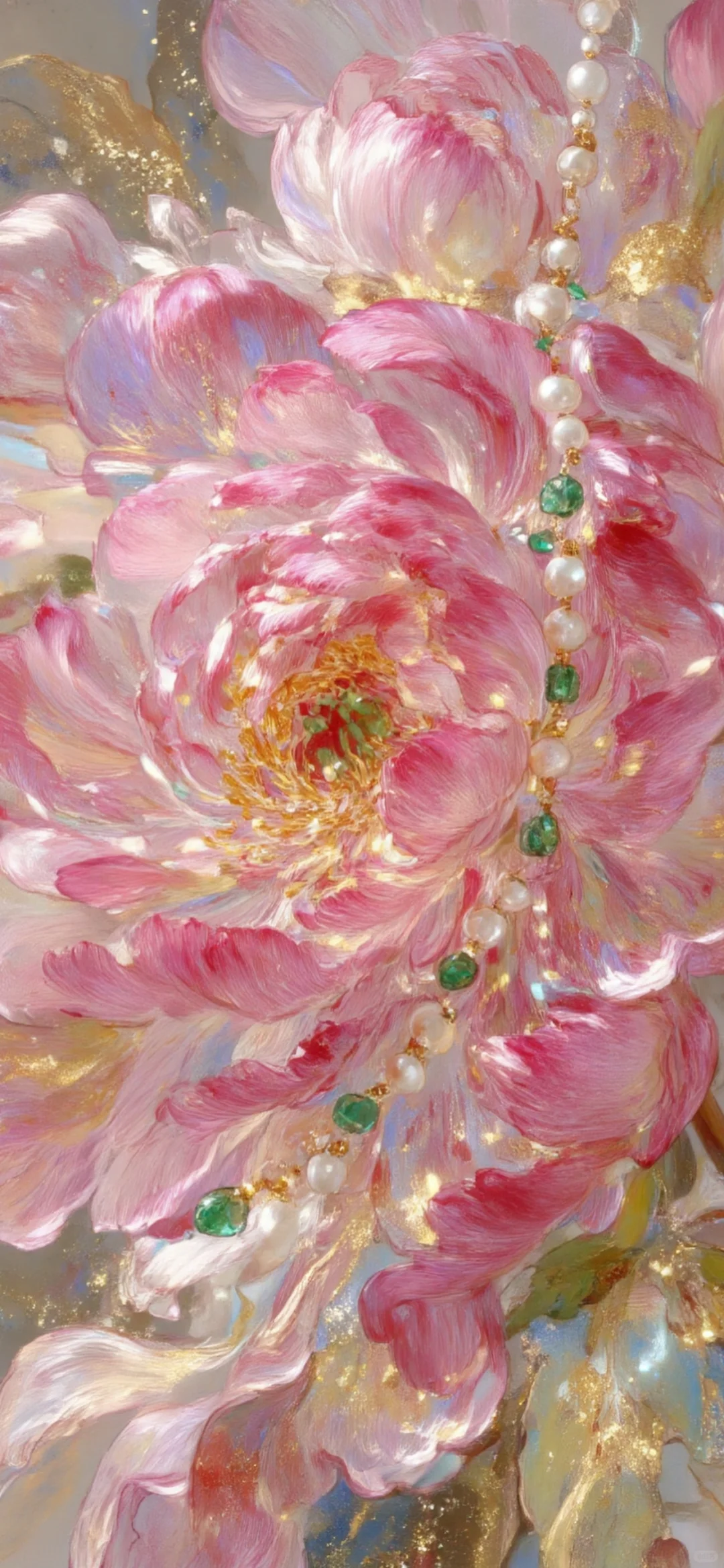 🌸壁纸 | 绮韵·牡丹珠影