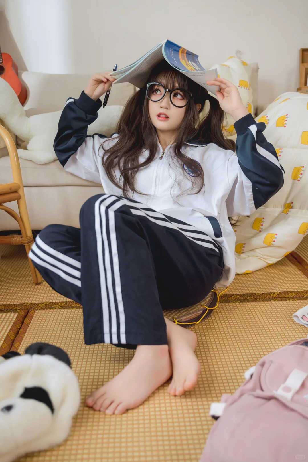 在家里也超甜的女孩子～～