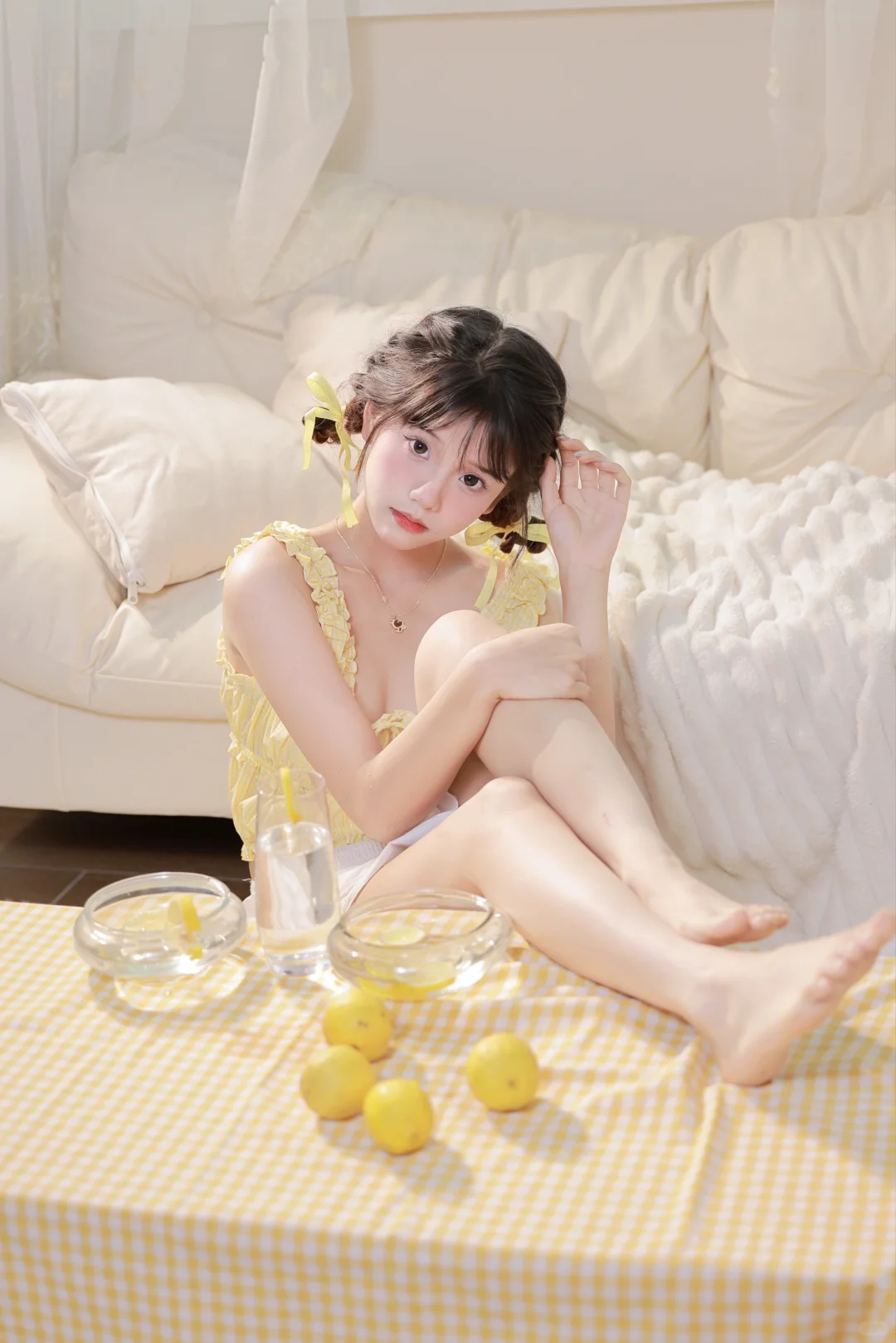柠檬气泡水味的夏天🍋🍋‍🟩