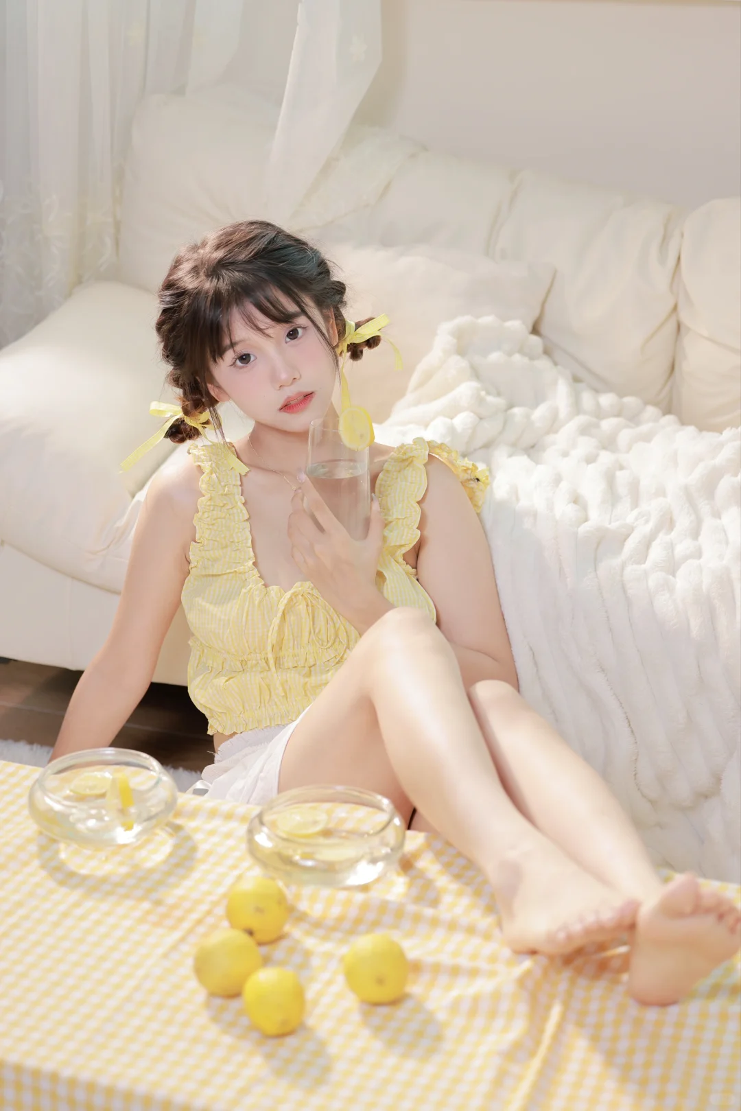 柠檬气泡水味的夏天🍋🍋‍🟩