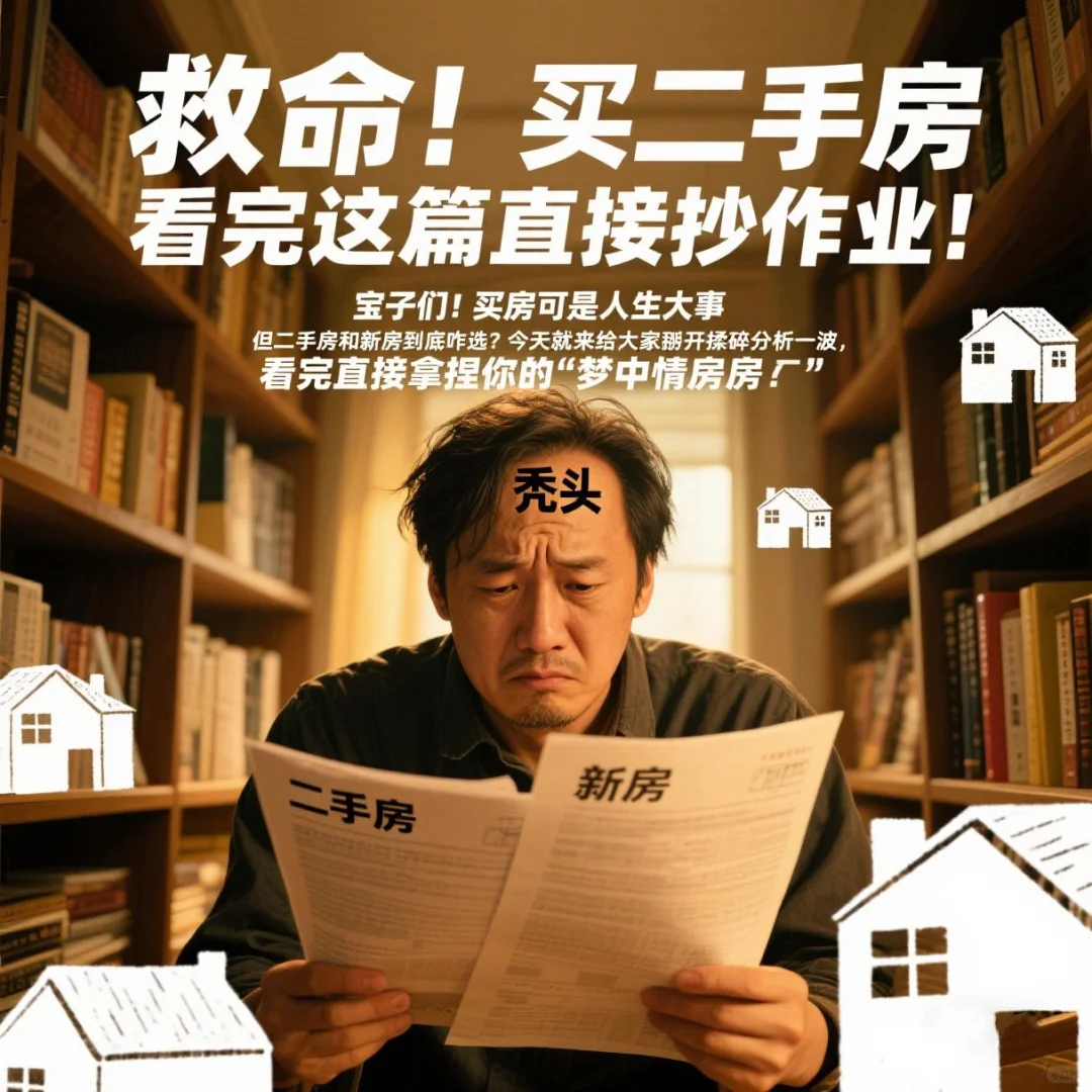 🏠干货！买二手房还是新房？