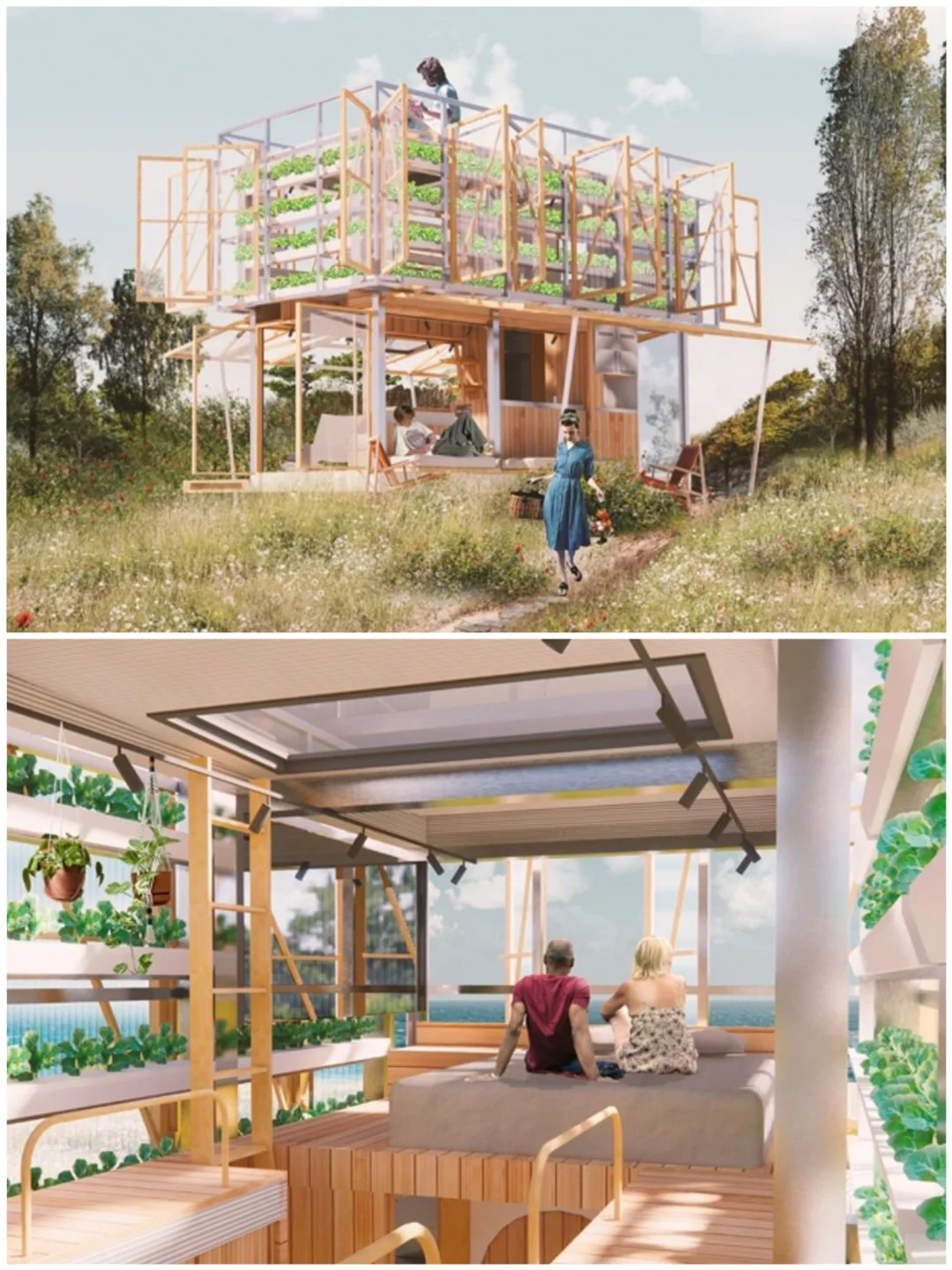 灵活模块化的生态住宅：海岸生活的折叠居所