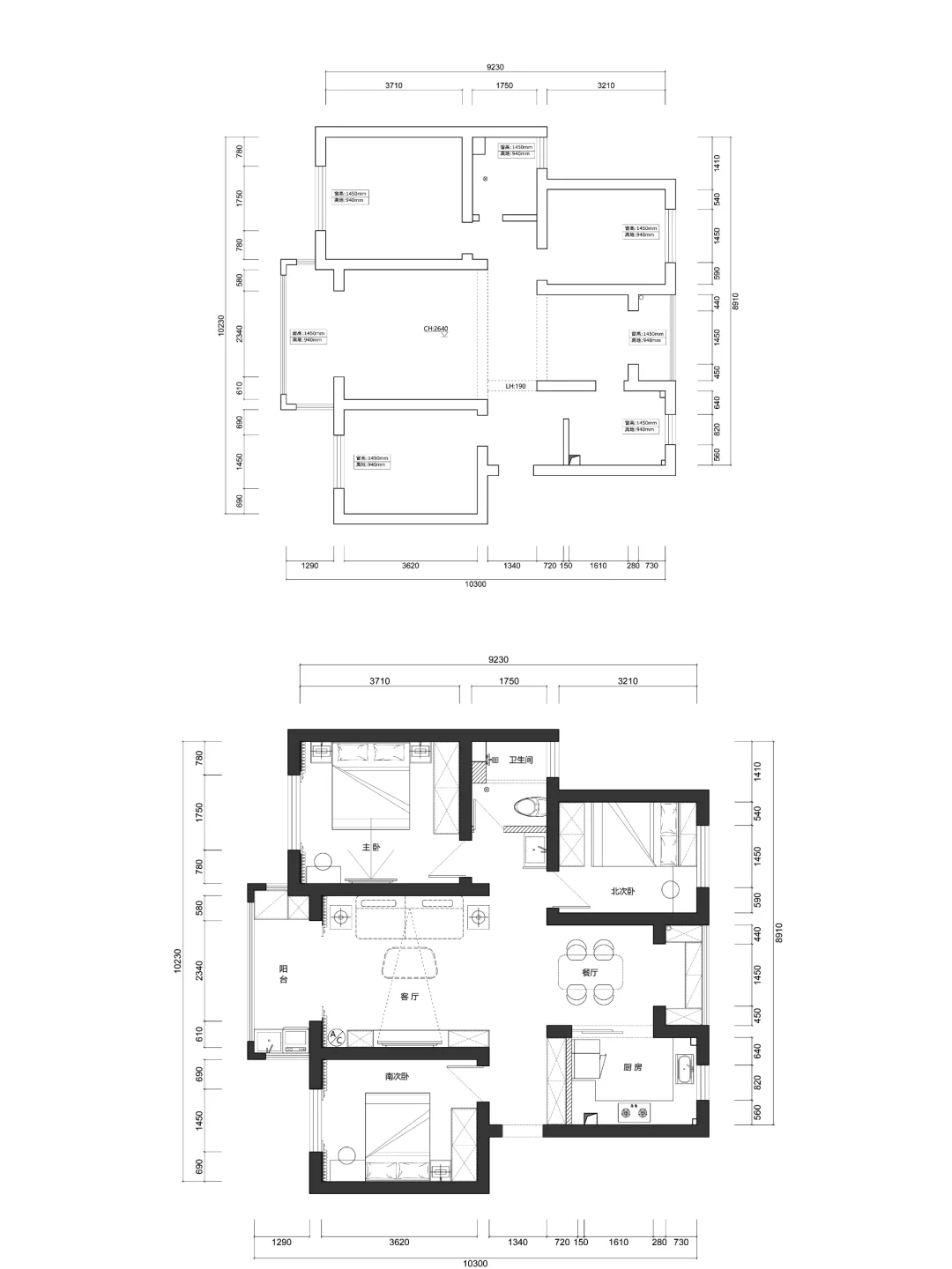 户型优化|108㎡|混搭中古的韵味与格调💥