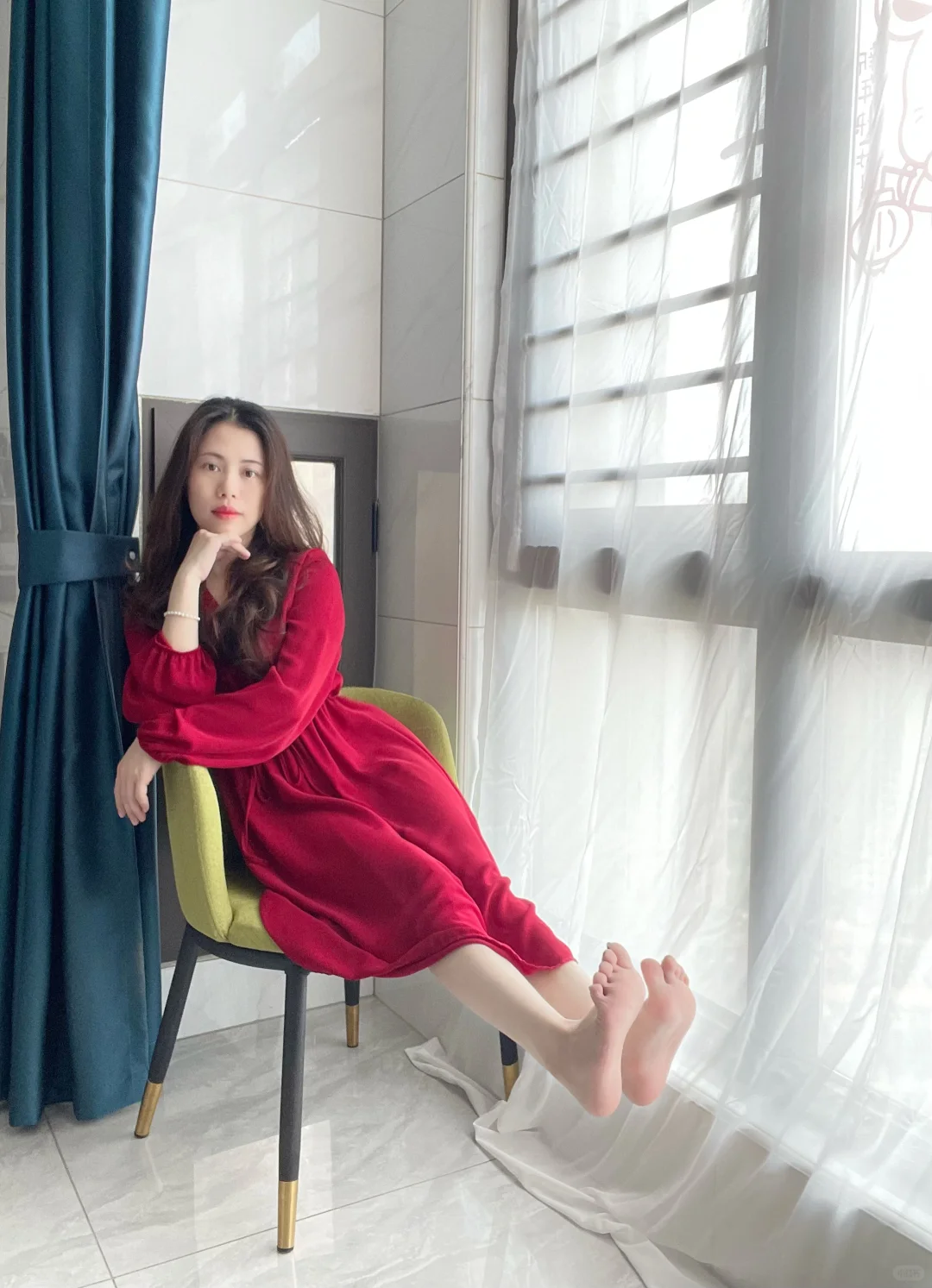 妖艳的红色风情万种