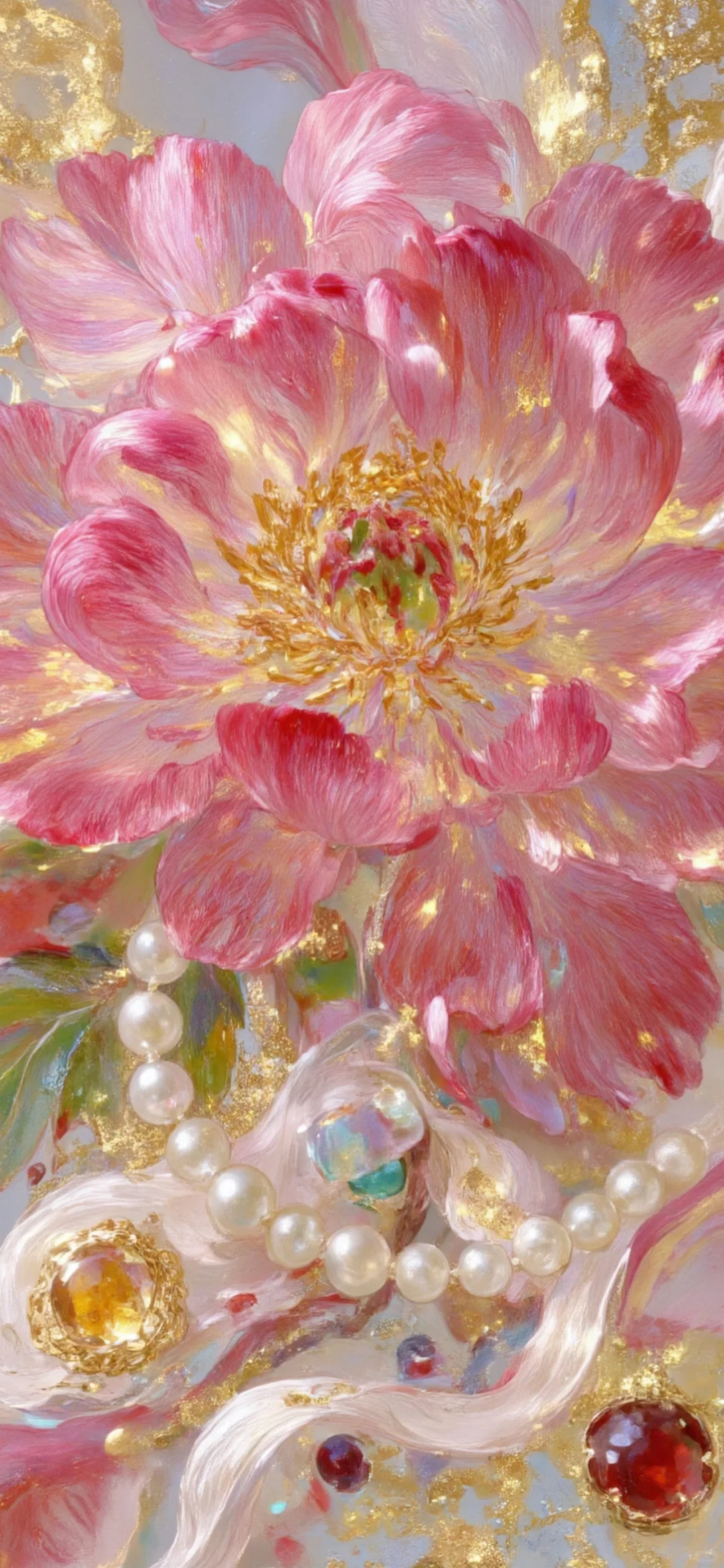 🌸壁纸 | 绮韵·牡丹珠影