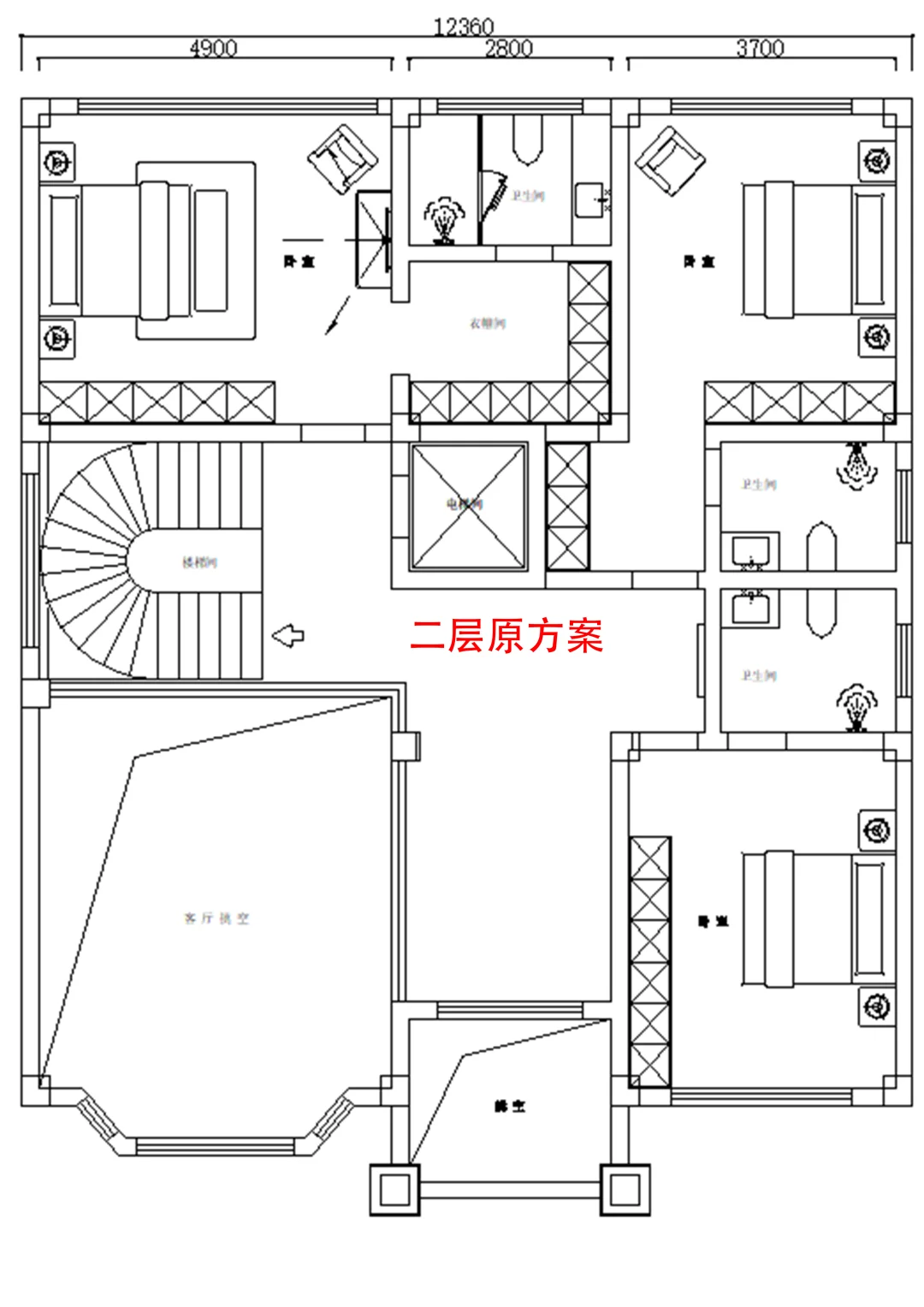 自建别墅的平面布局可以这样设计💡