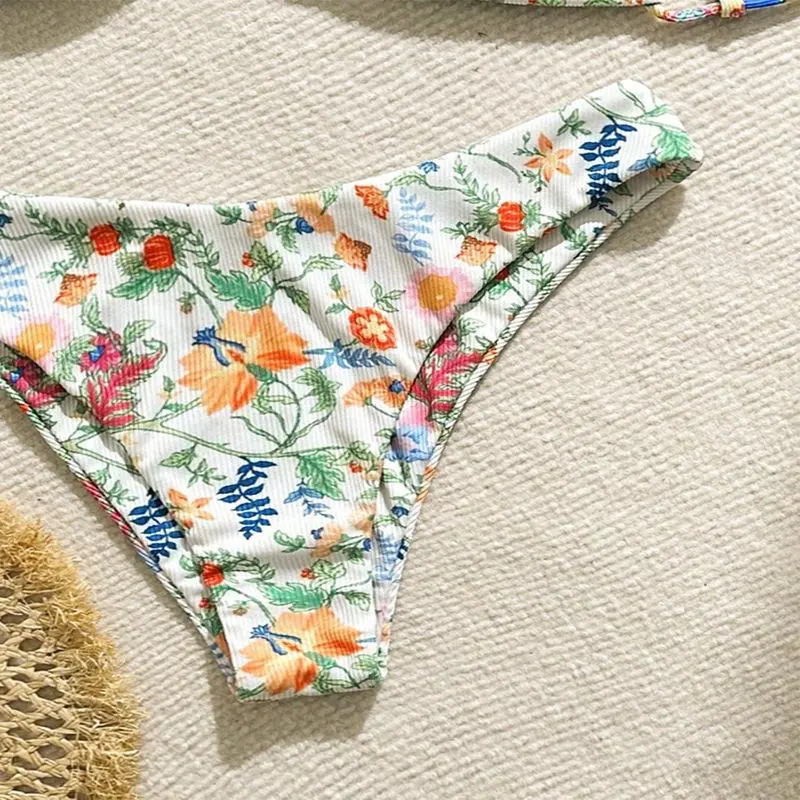 🌺性感碎花比基尼👙夏日必备