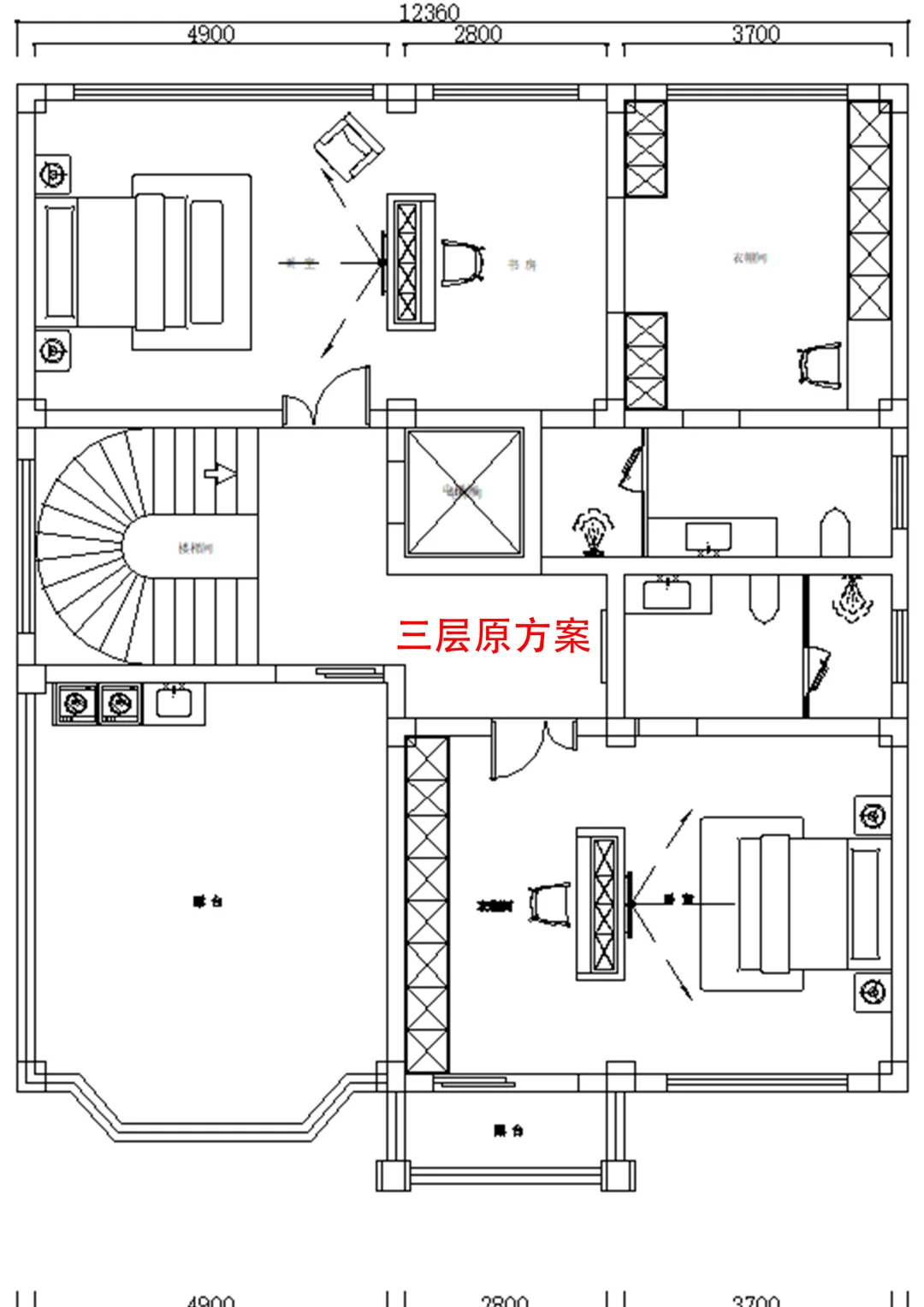 自建别墅的平面布局可以这样设计💡