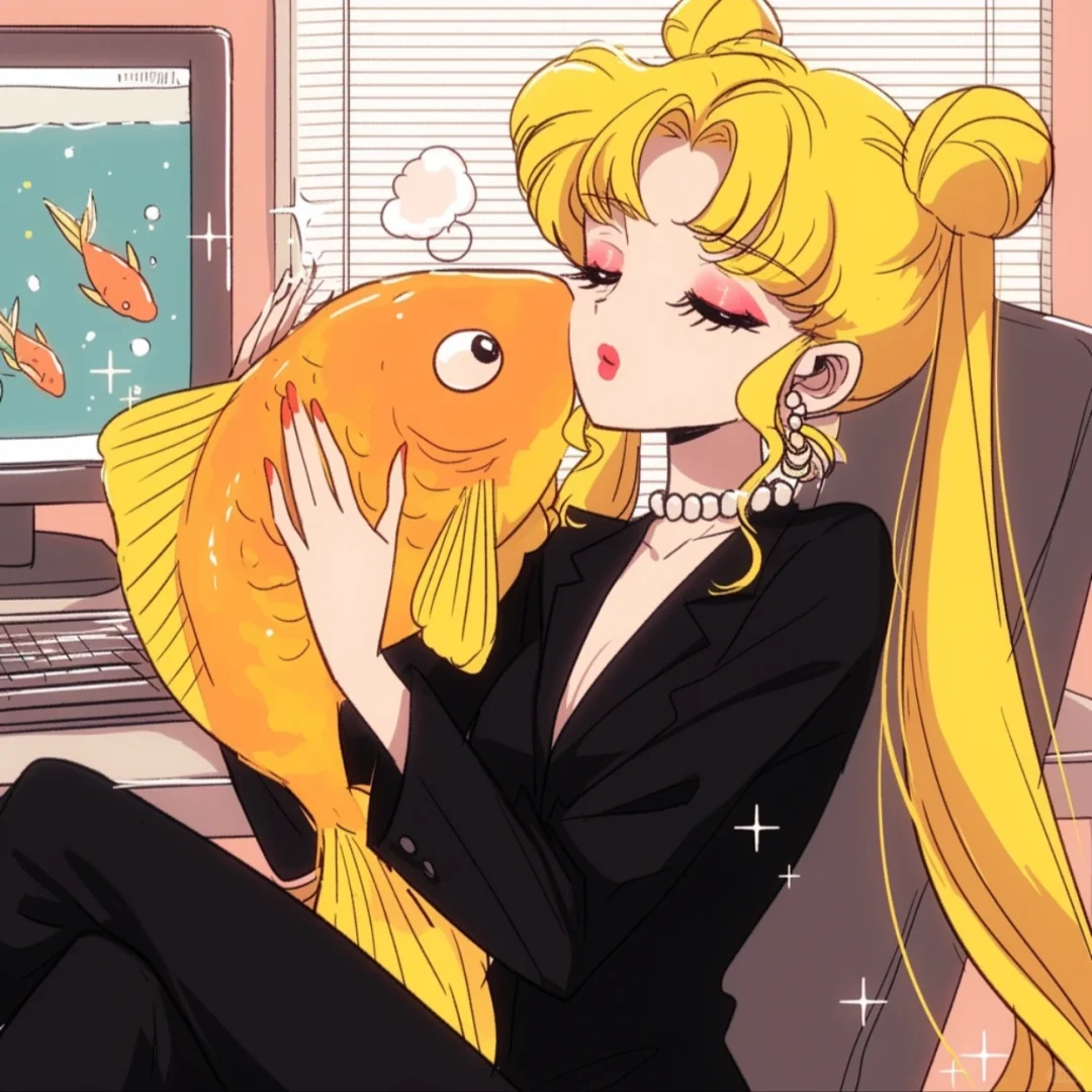 工作💼哪有不摸鱼的｜美少女头像