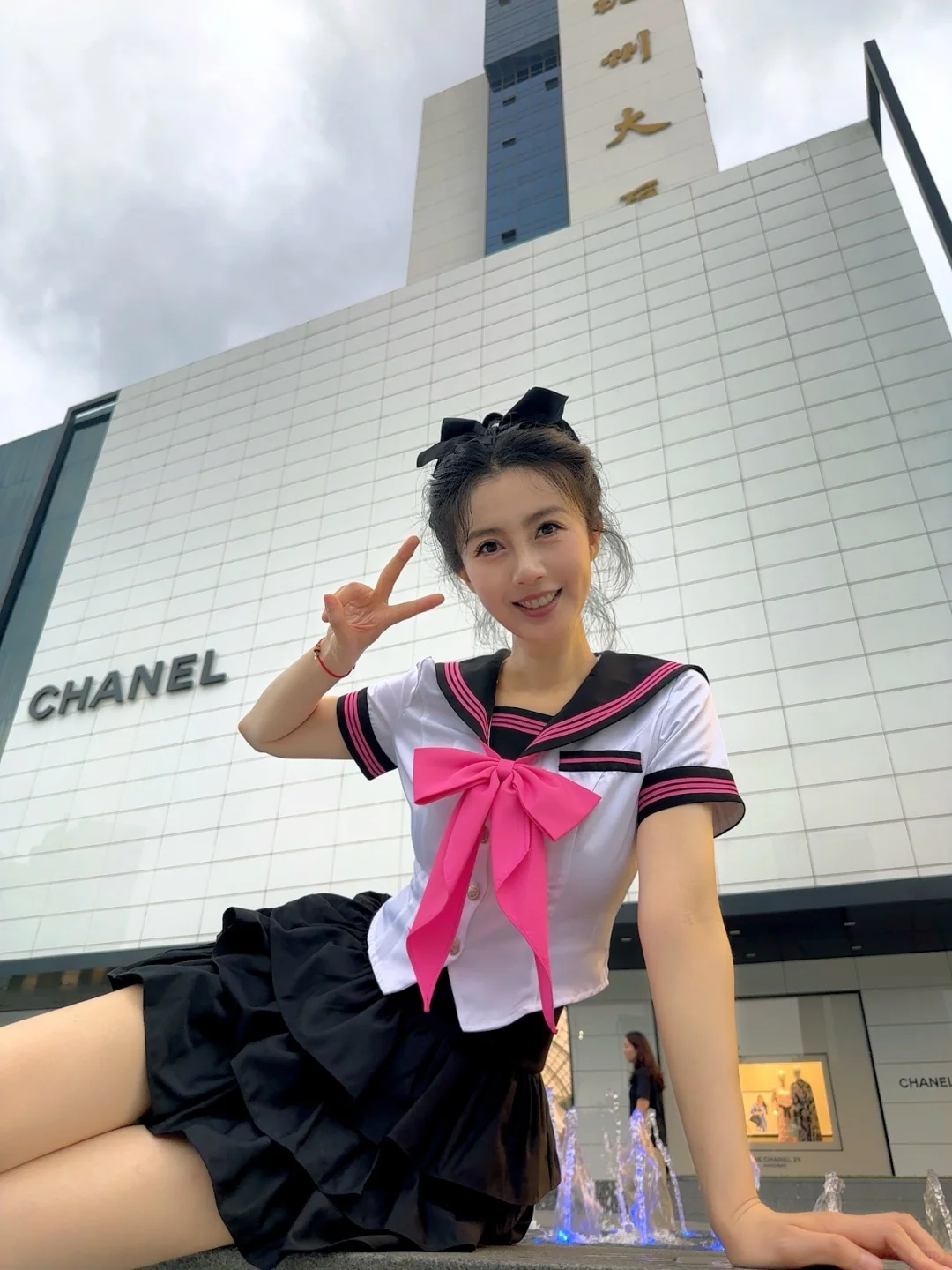 41岁阿姨，美少女搭配，重返18岁