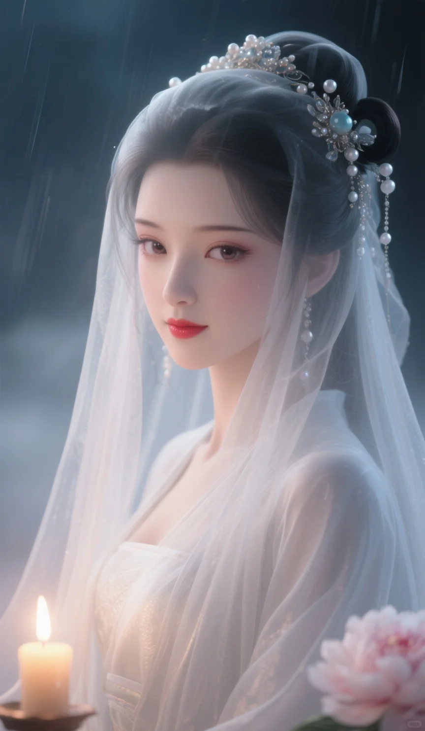 这清新淡雅的气质——圣洁而妩媚👰！