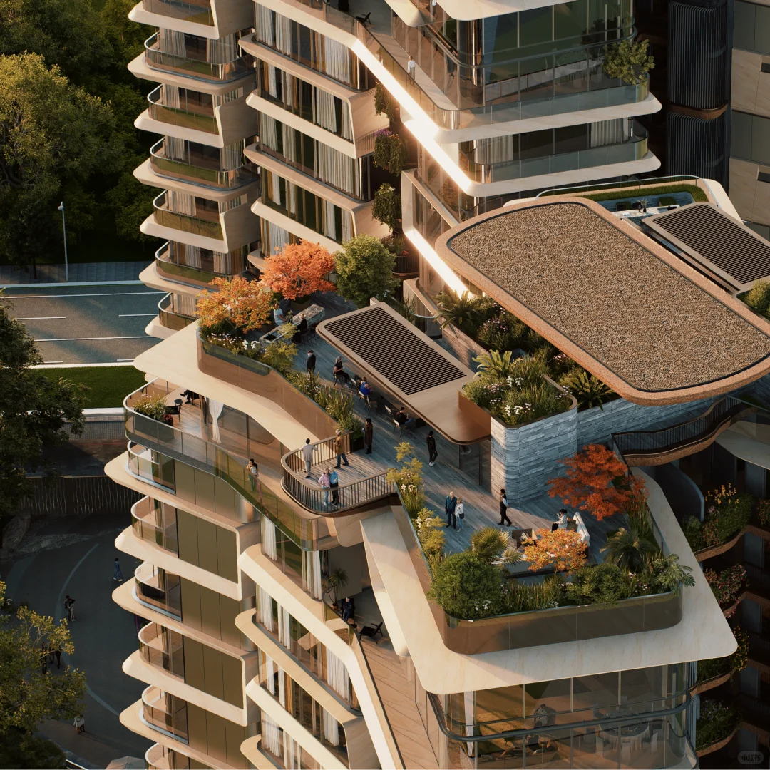 住宅新作｜成都金融城贝宸S1｜空中四重院