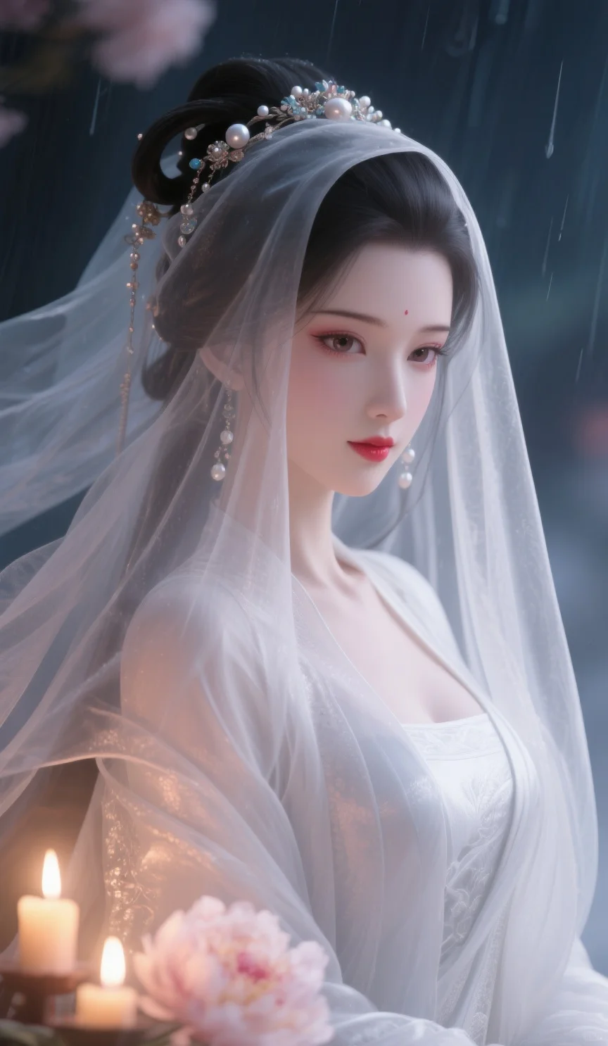 这清新淡雅的气质——圣洁而妩媚👰！