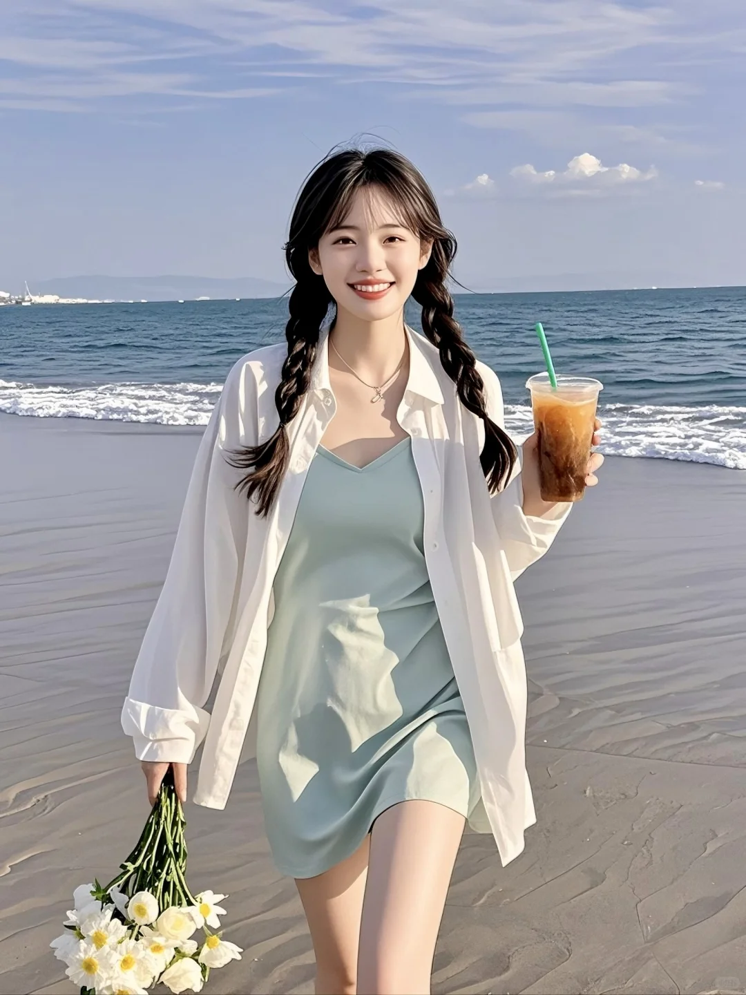 WeChat 海边| 高清女头 头像