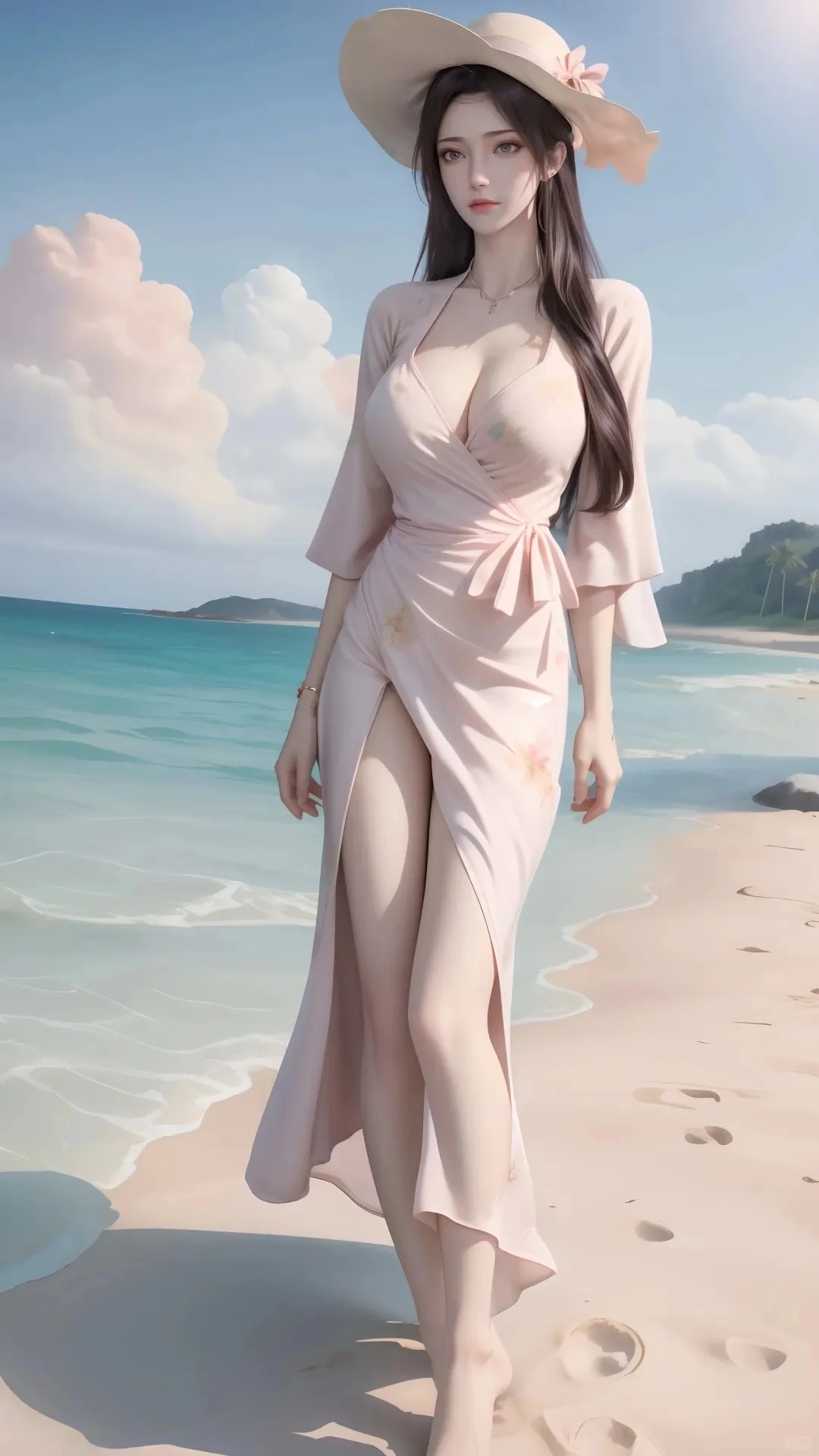 云韵 海边风情 变装