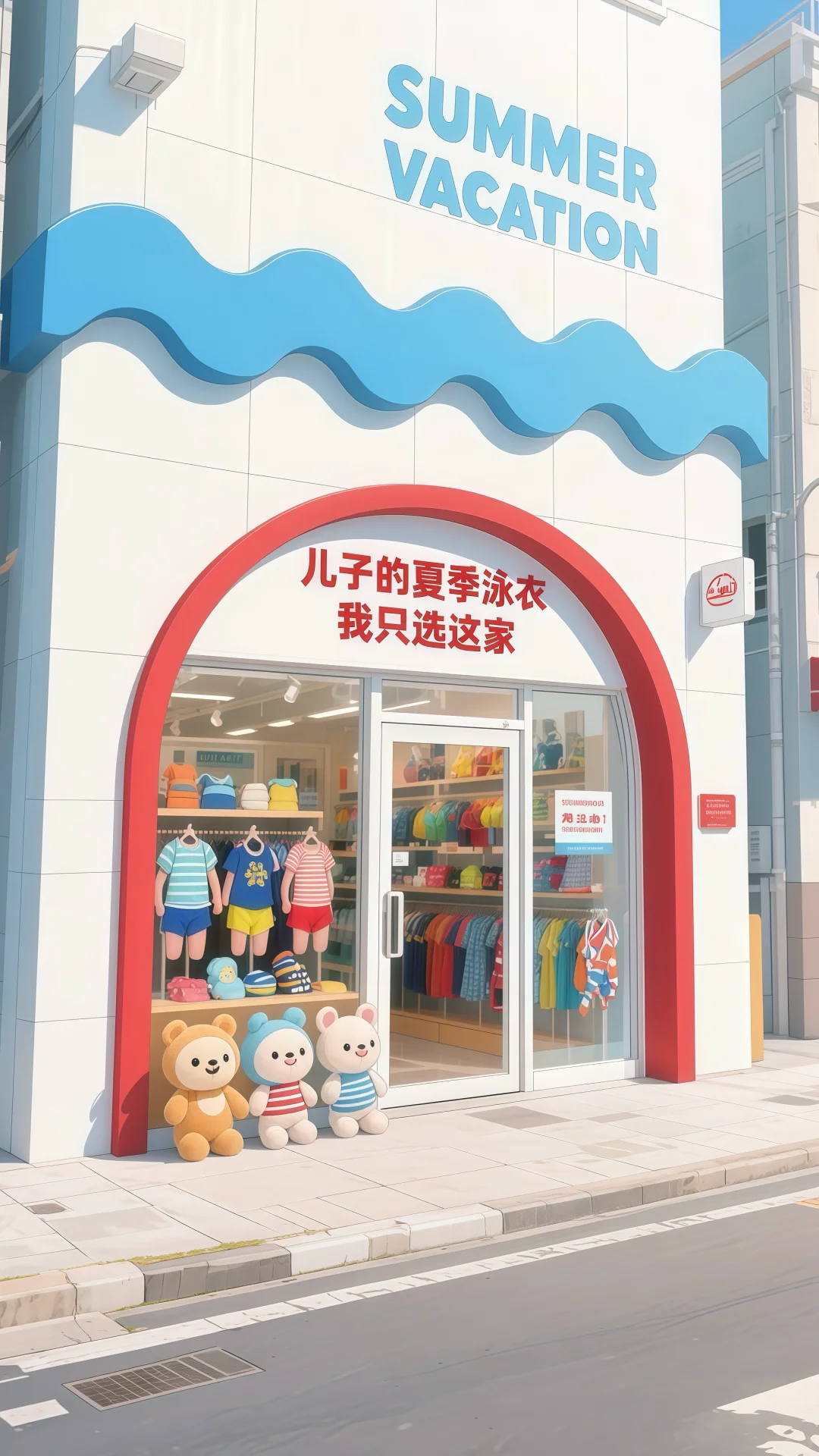 爆款儿童泳衣模特来喽！