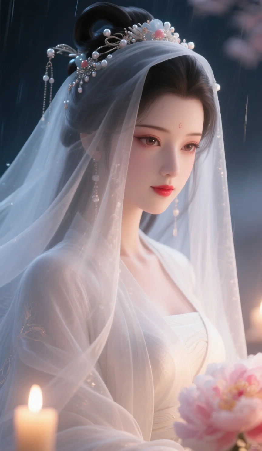 这清新淡雅的气质——圣洁而妩媚👰！
