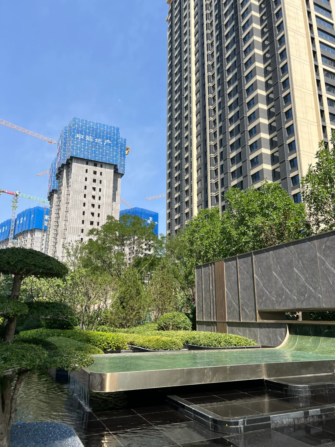 今天去看房了，赶上收房日