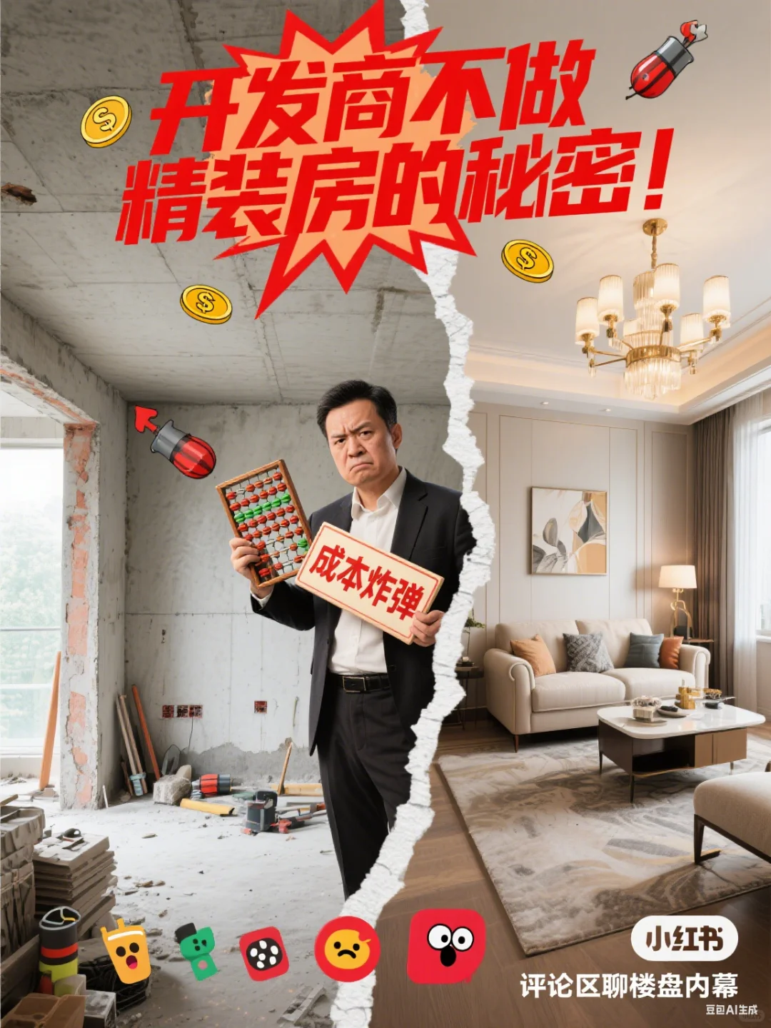 你知道开发商为什么不做精装吗？