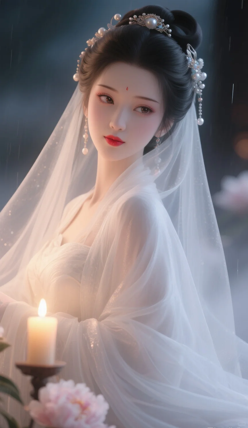这清新淡雅的气质——圣洁而妩媚👰！