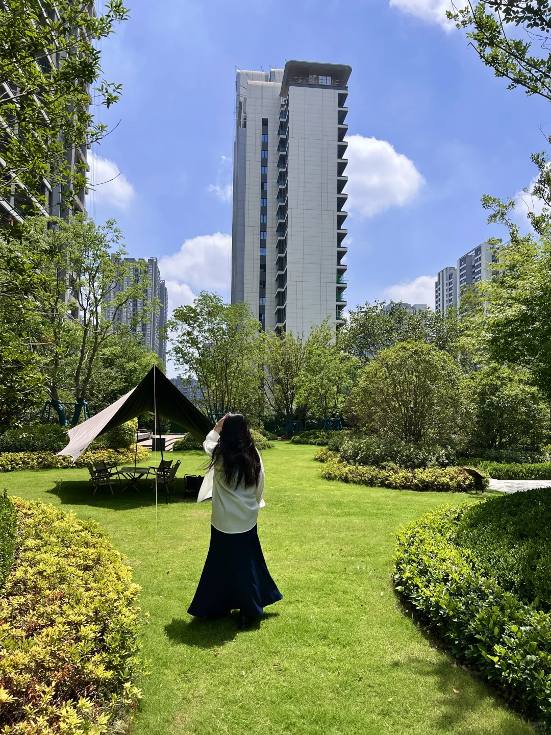 又又又来看新房了👀好像住进了园林区…