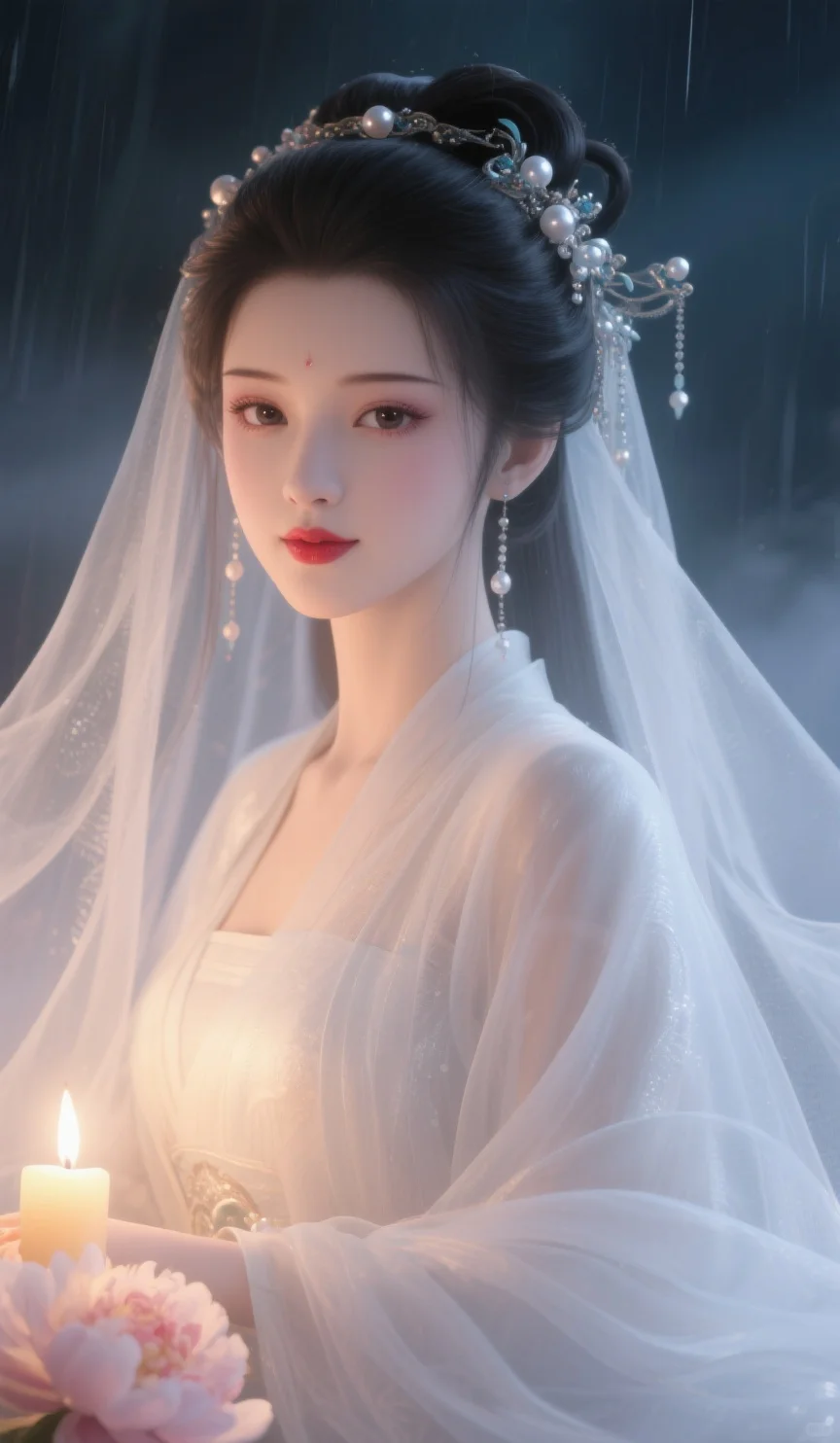 这清新淡雅的气质——圣洁而妩媚👰！