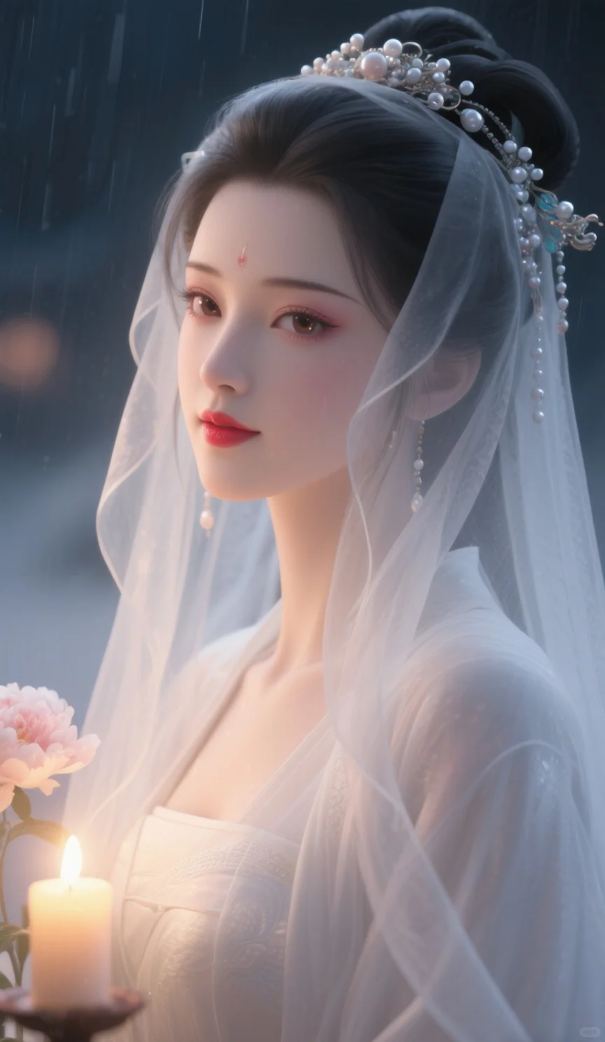 这清新淡雅的气质——圣洁而妩媚👰！