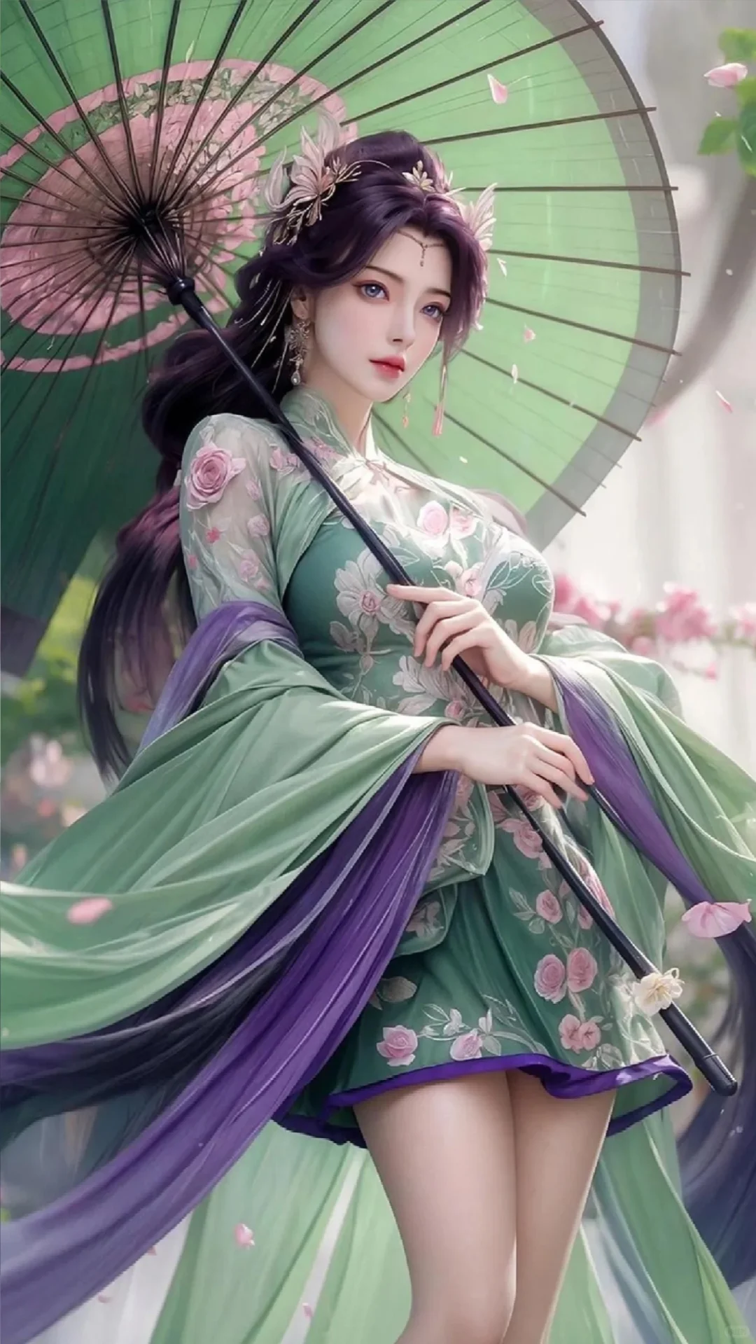 完美世界云曦，国漫美女ai绘画