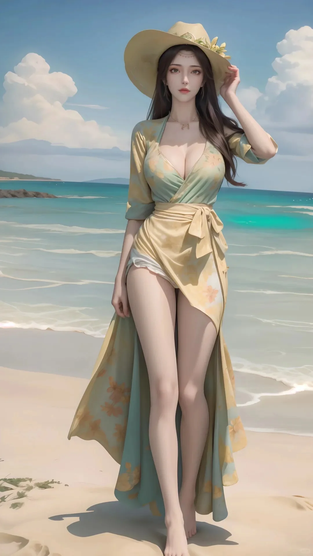 云韵 海边风情 变装