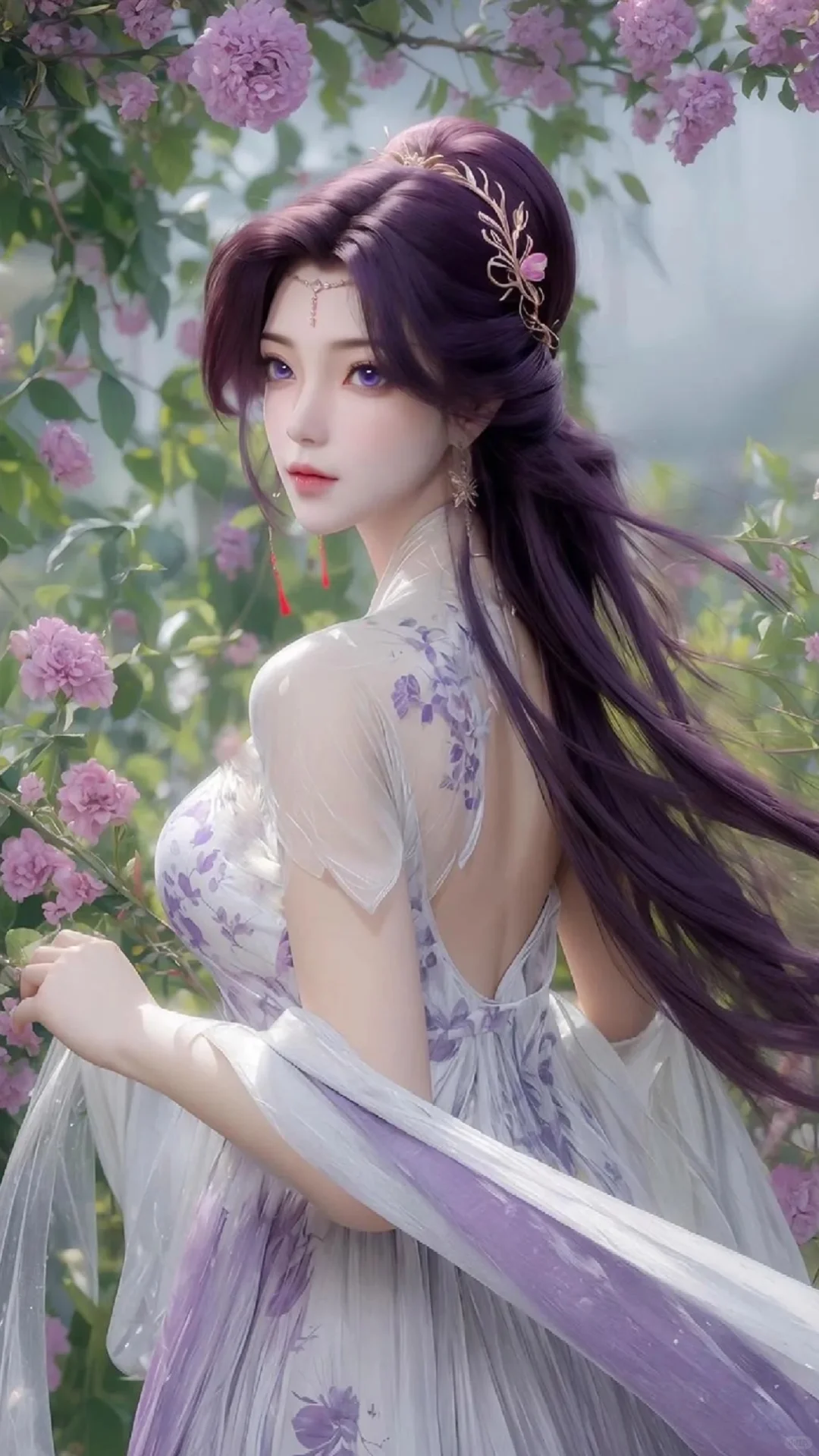 完美世界云曦，国漫美女ai绘画