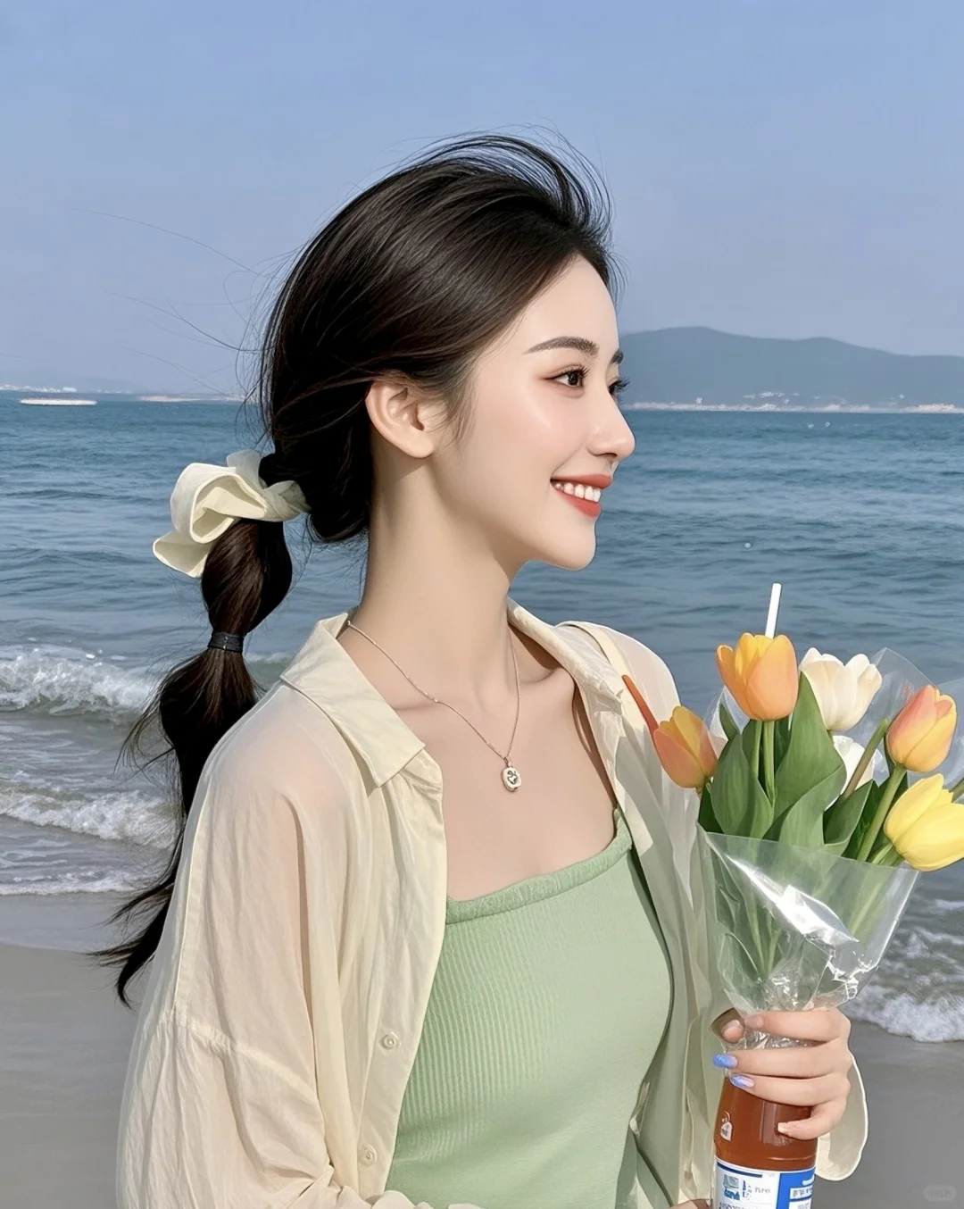 WeChat 海边| 高清女头 头像