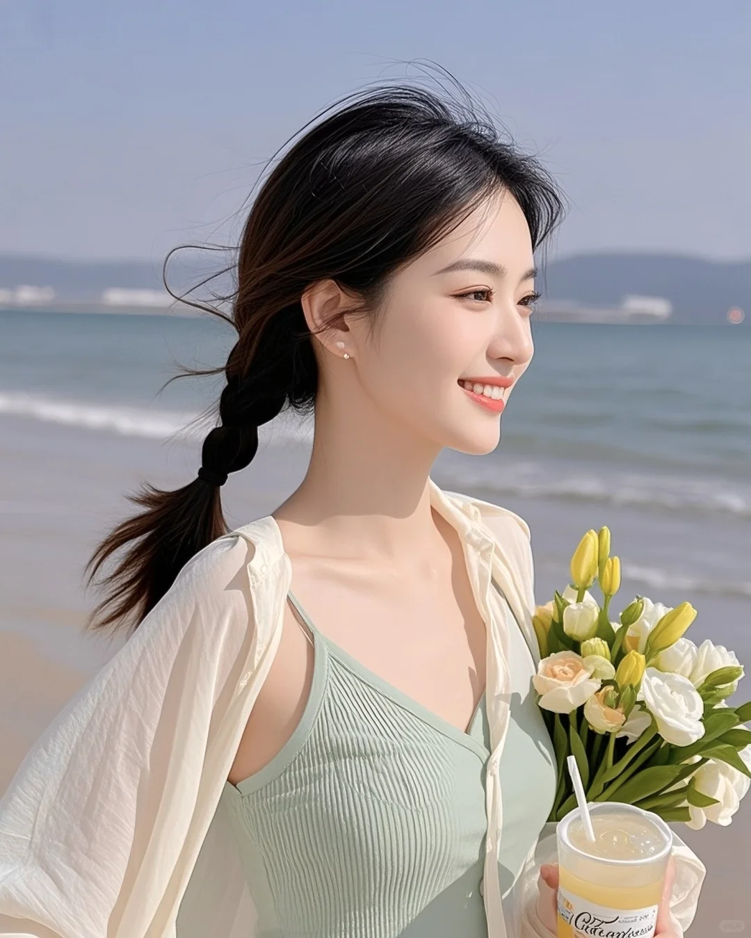 WeChat 海边| 高清女头 头像