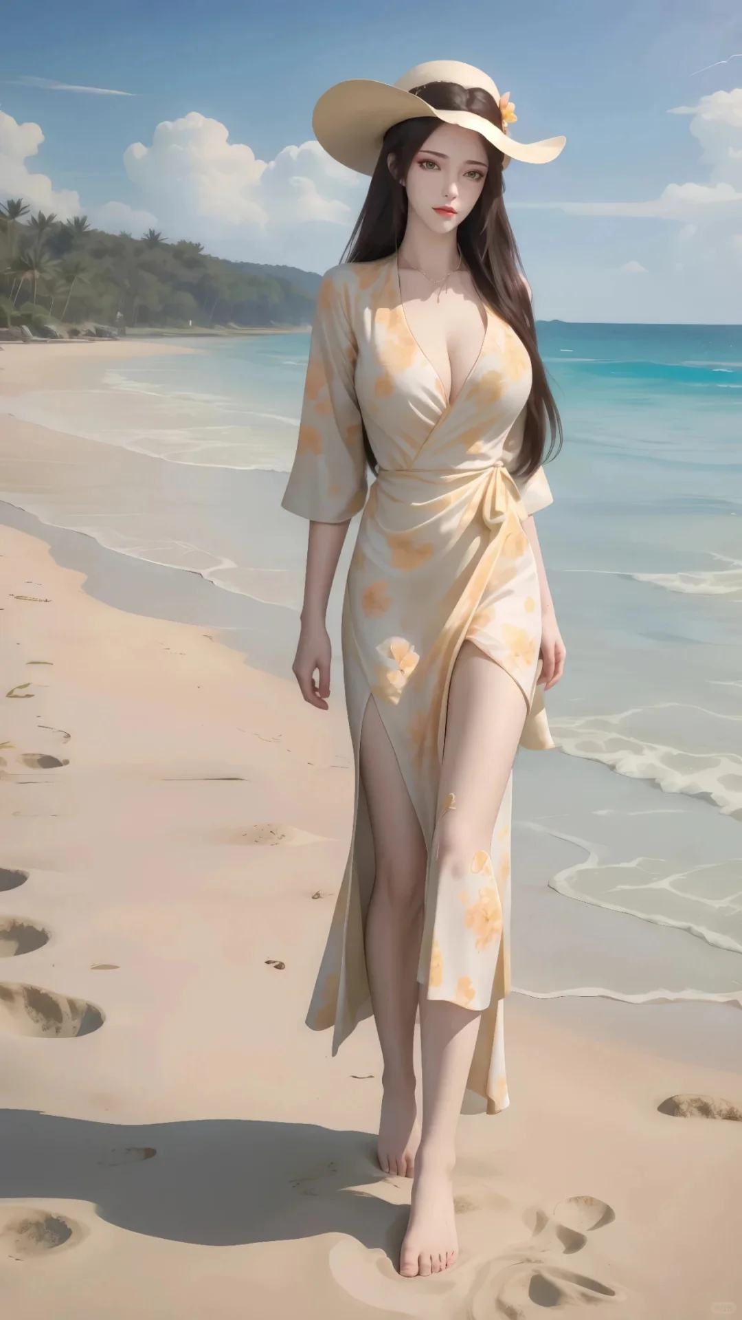 云韵 海边风情 变装