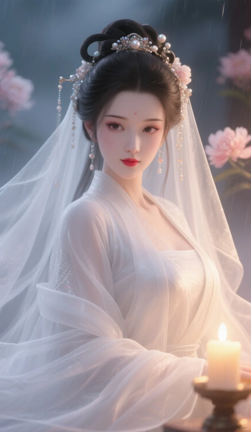 这清新淡雅的气质——圣洁而妩媚👰！
