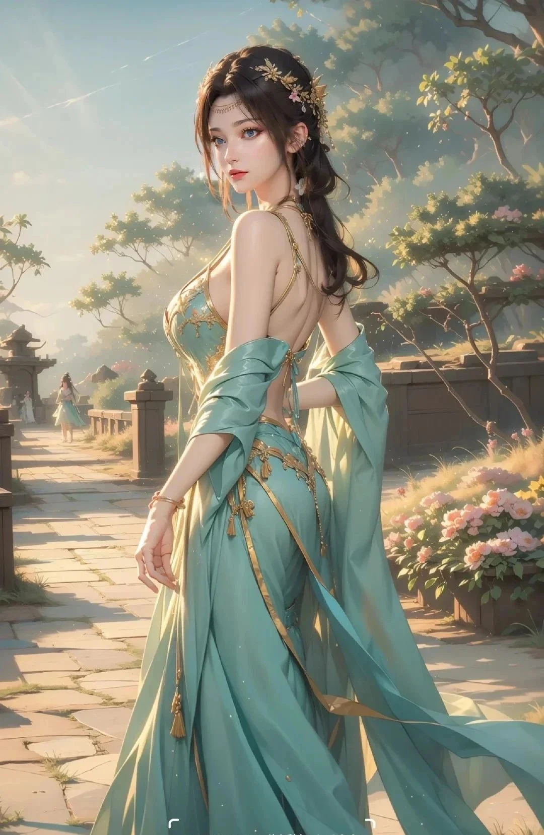 云韵 海边风情 变装
