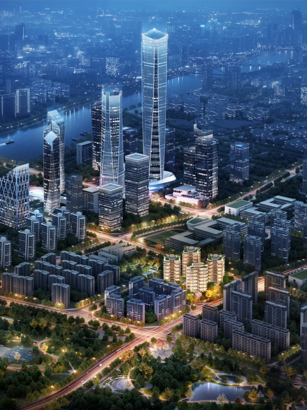 住宅新作｜成都金融城贝宸S1｜空中四重院