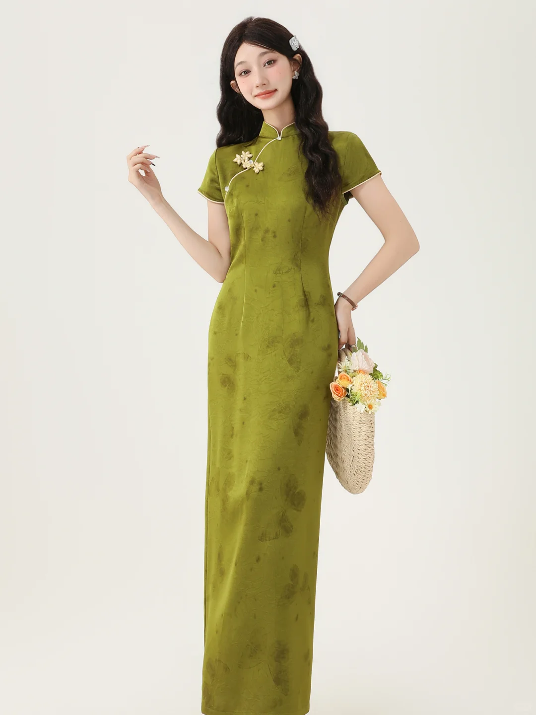 💚穿出高级感！绿色旗袍女神范👘