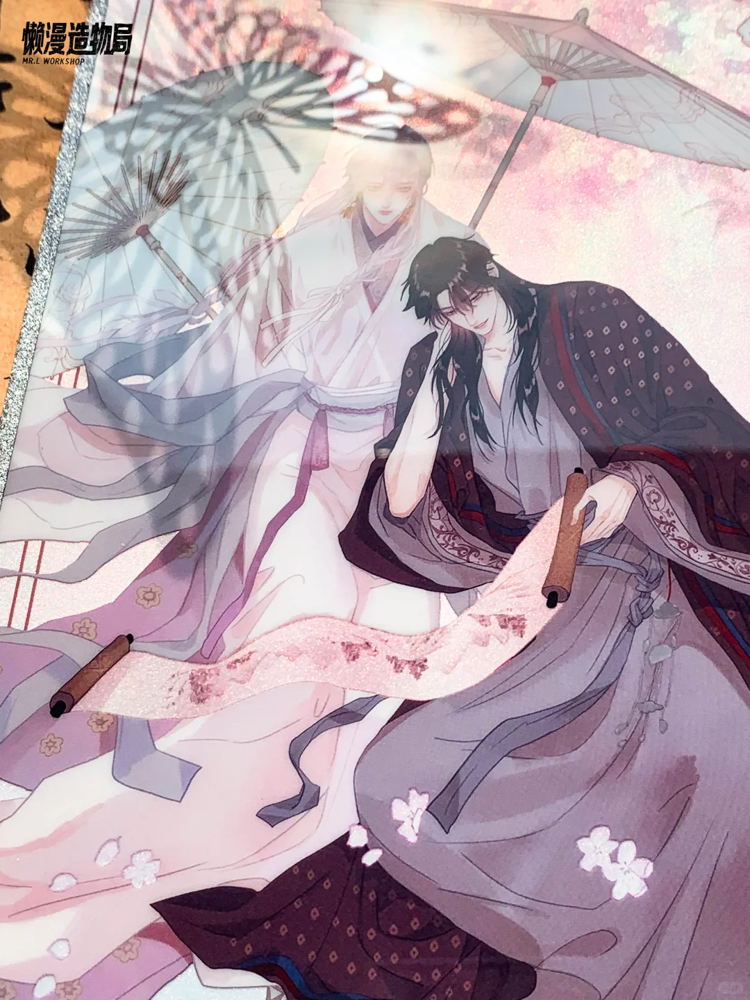 我和你，最天生一对🌺落花赠美人~