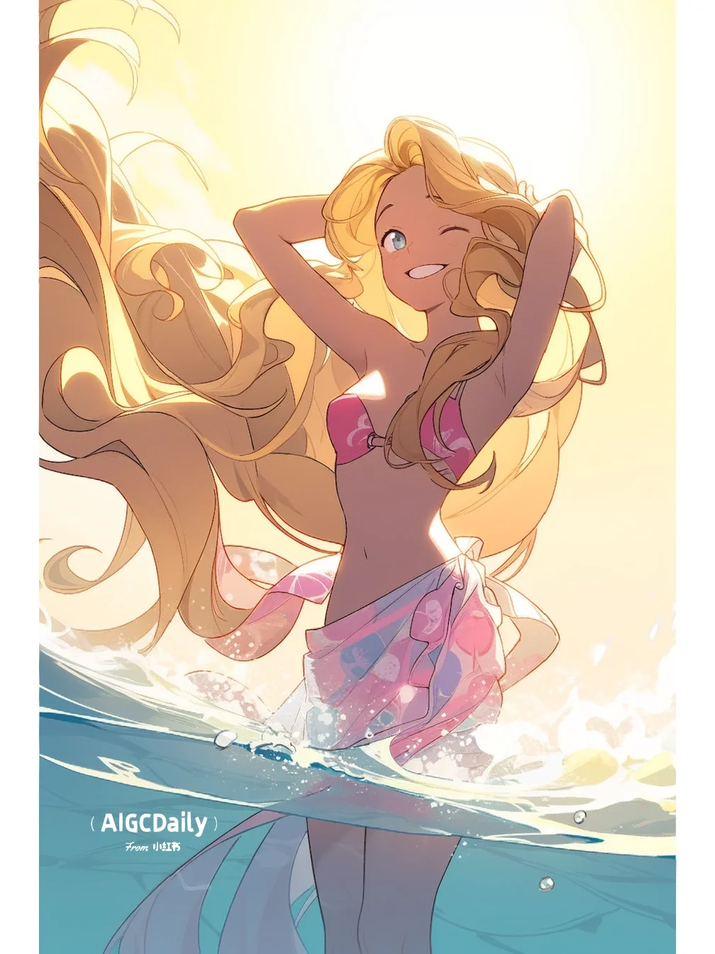 🏖️和迪士尼公主学穿搭！乐佩夏日限定泳装秀