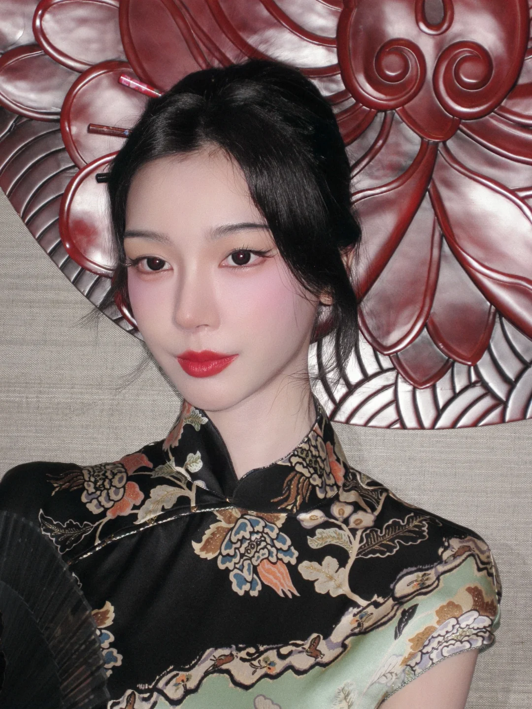 梦玲这个中华美人妆我用了这些✨
