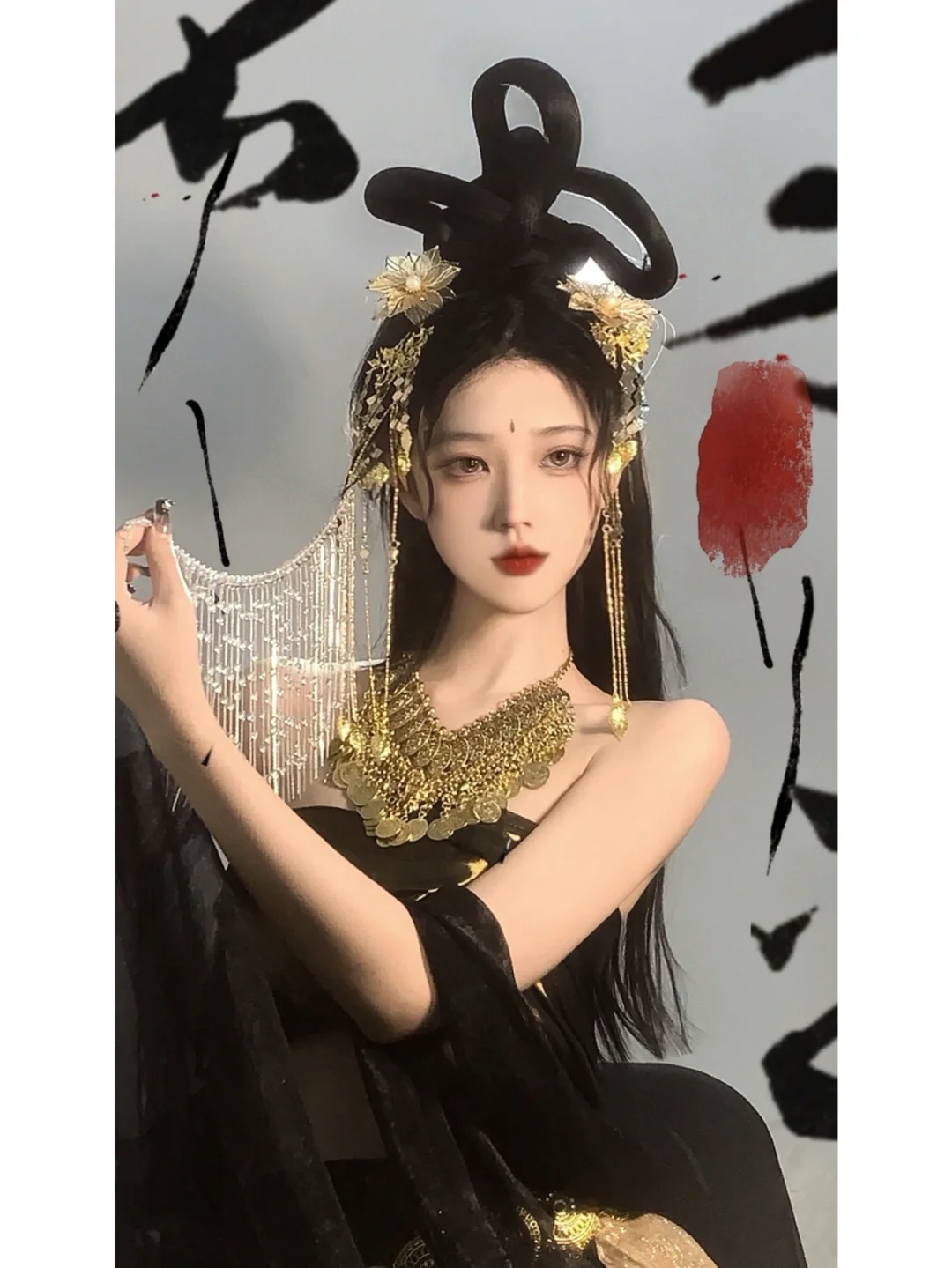 忽来案上翻墨汁·水墨拟人
