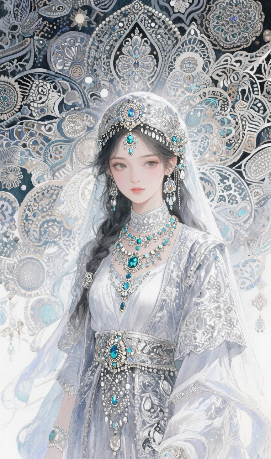 异域少女（银色系）