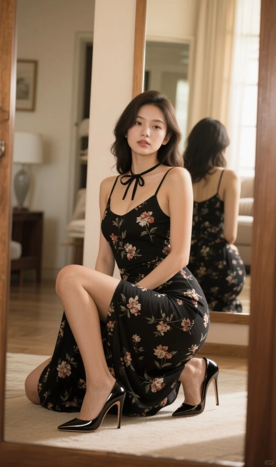 双面度假缪斯：暗夜碎花×暖阳焦糖的终极交锋
