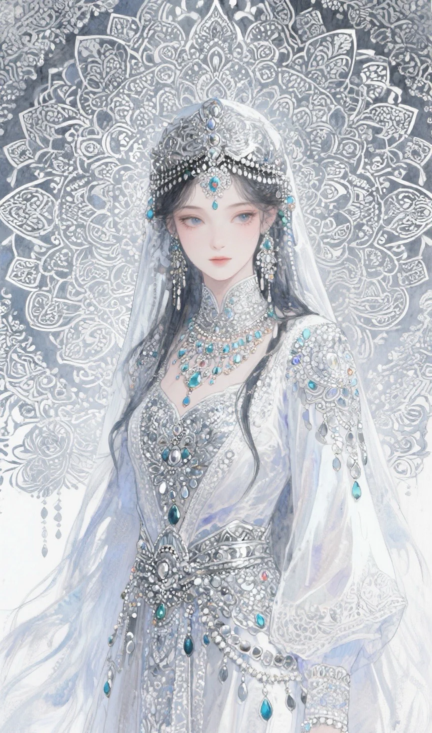 异域少女（银色系）