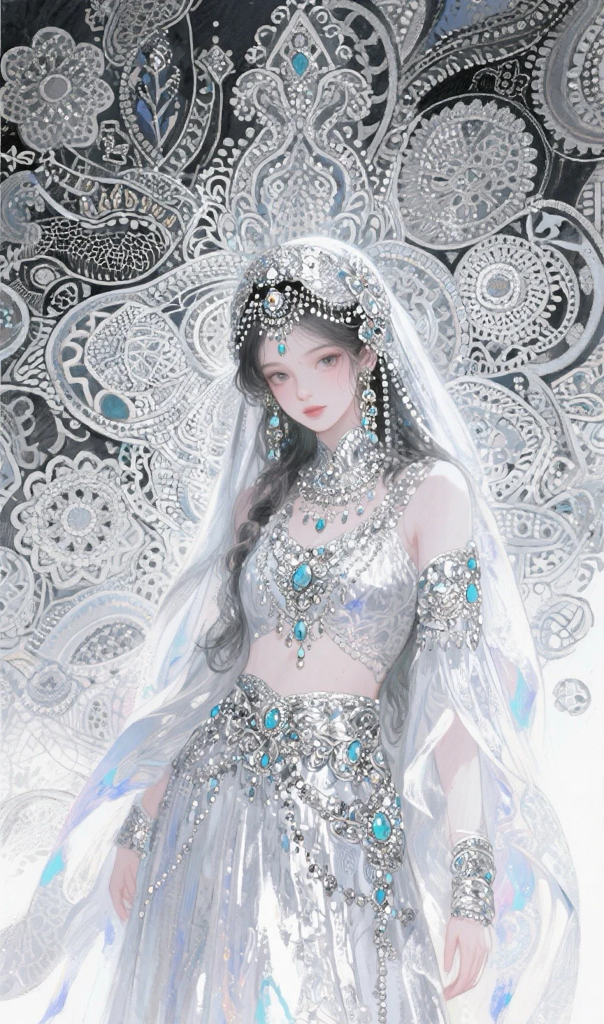 异域少女（银色系）